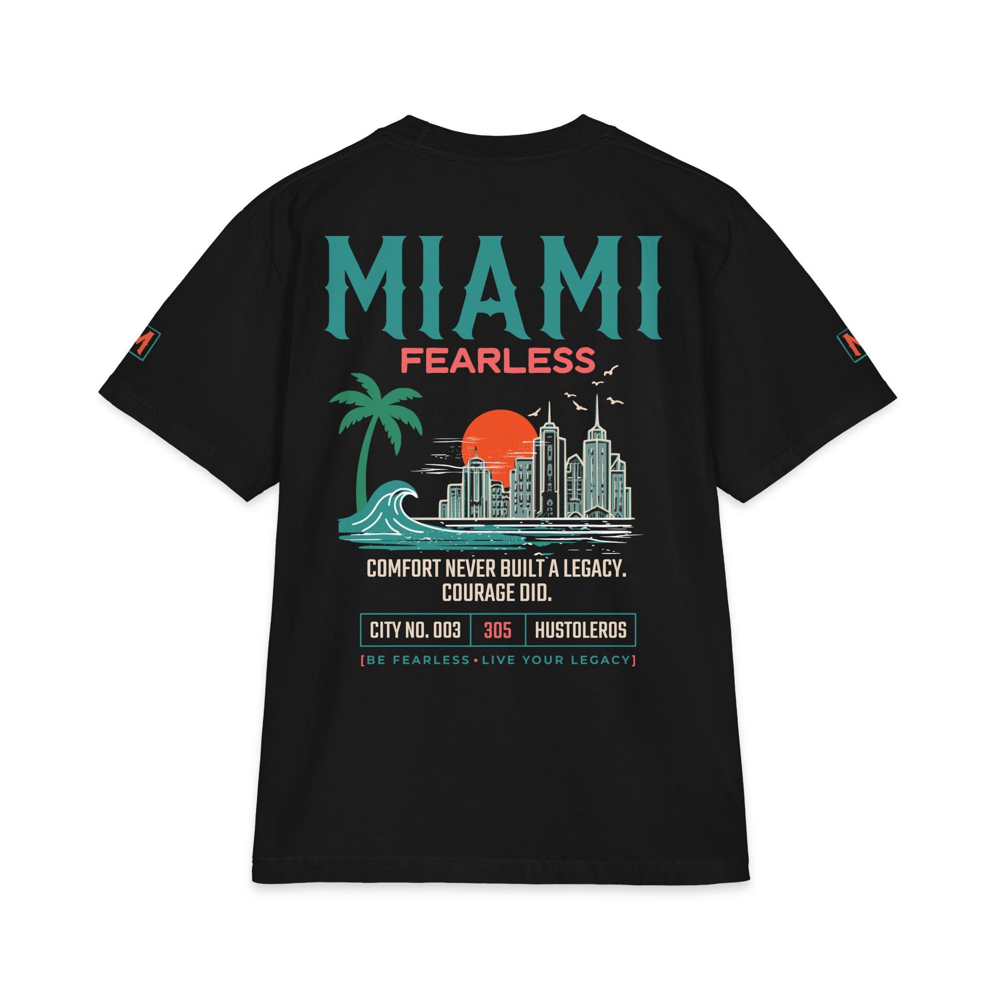 Hustoleros City Series No. 003 – Miami "Fearless" Tee