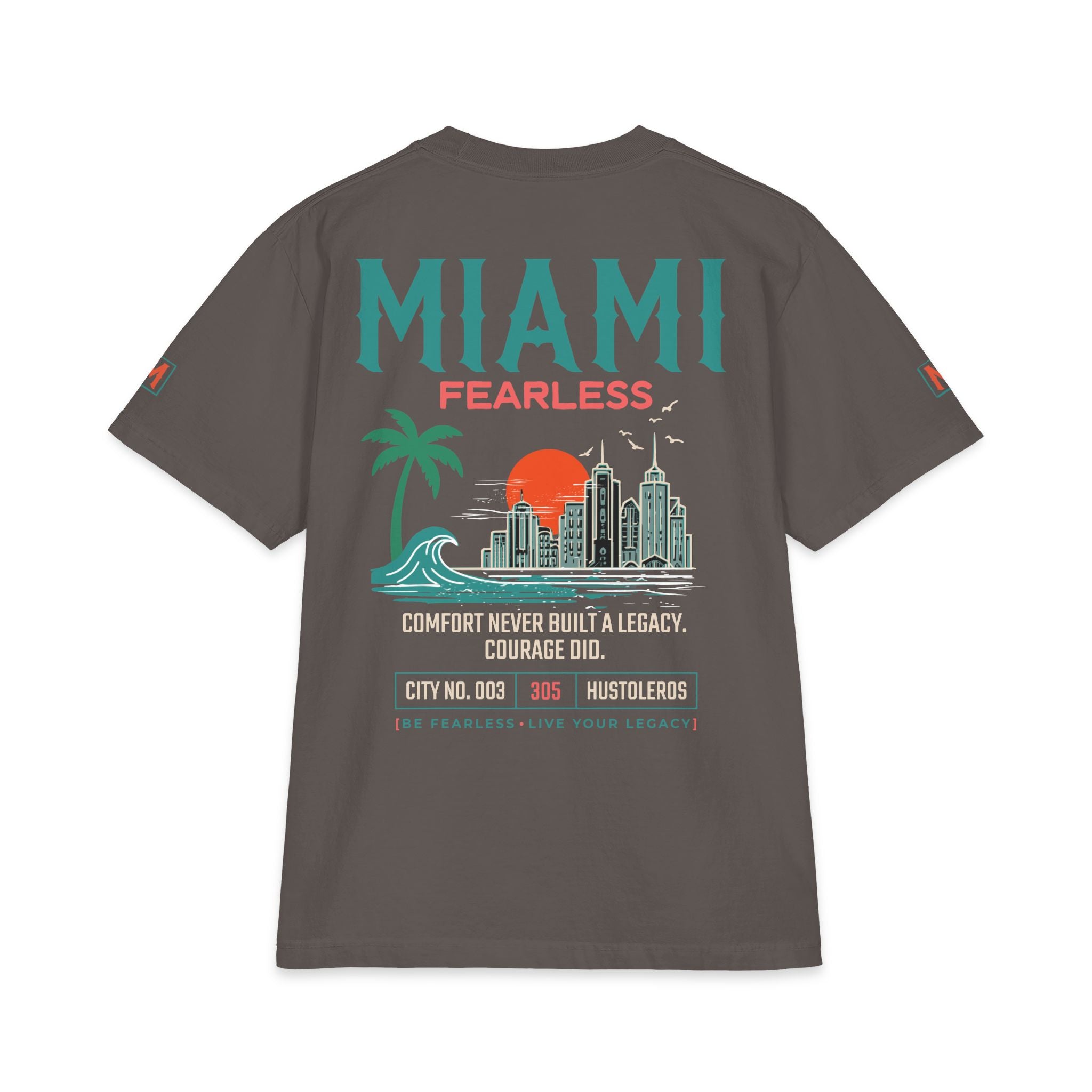 Hustoleros City Series No. 003 – Miami "Fearless" Tee