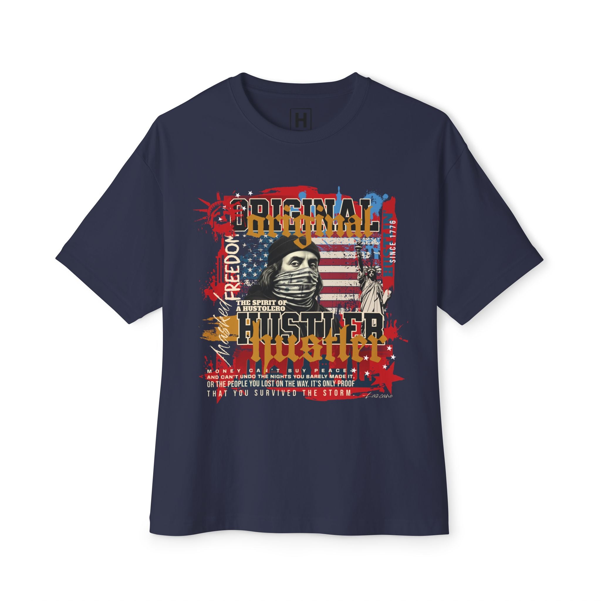 MASKED FREEDOM TEE — EVERY HUSTLER’S ORIGIN
