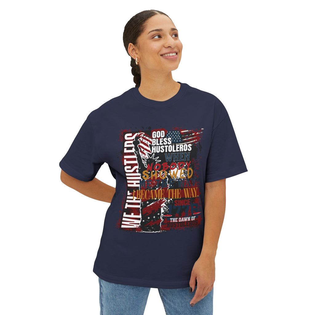 God Bless Hustlers – “We The Hustlers” Oversized Boxy Tee