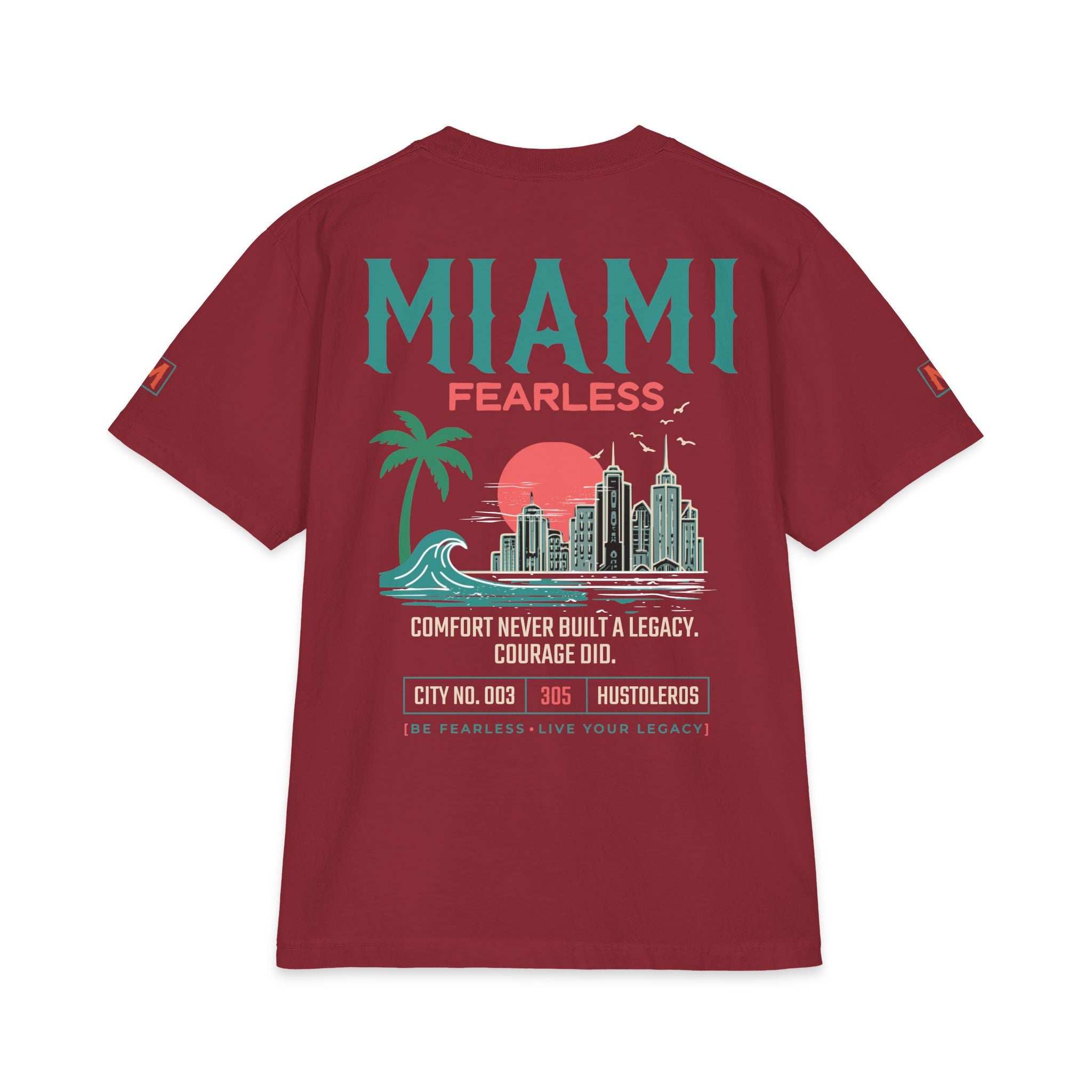 Hustoleros City Series No. 003 – Miami "Fearless" Tee