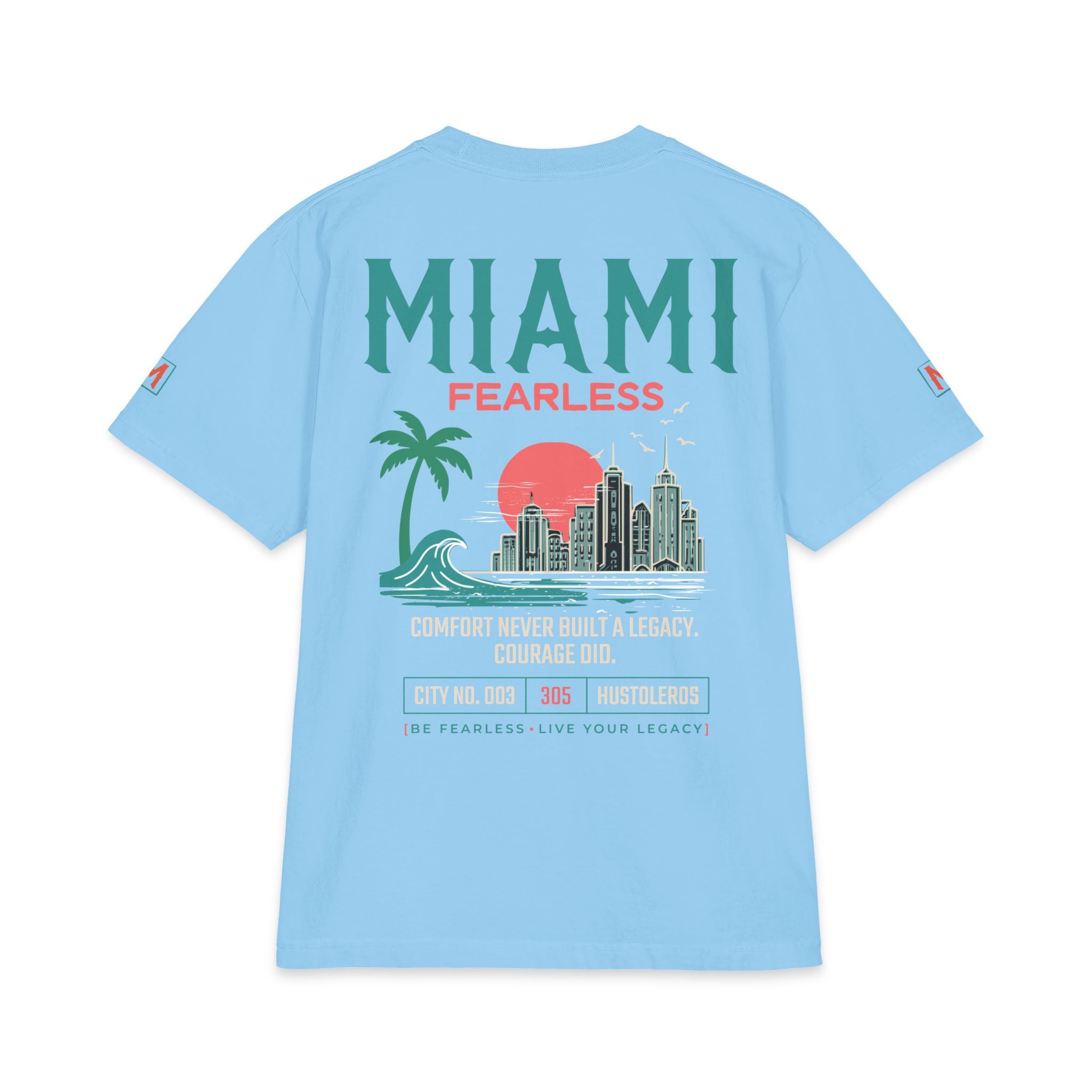 Hustoleros City Series No. 003 – Miami "Fearless" Tee