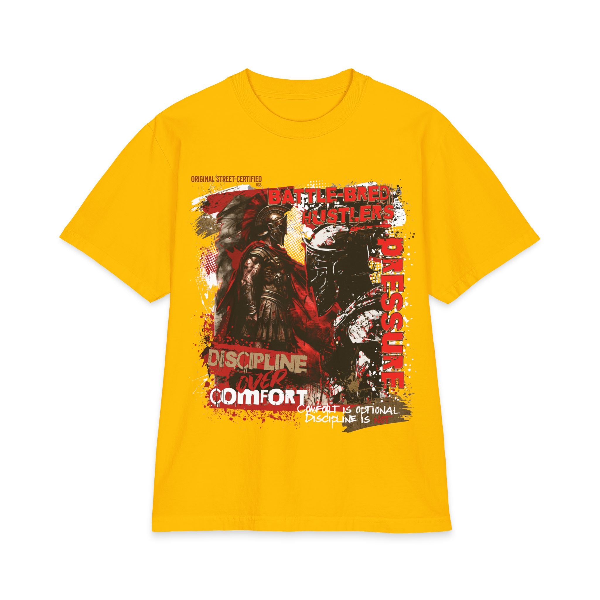 Built Under Pressure Graphic T-Shirt — "Built Under Pressure" Military-Inspired Discipline Tee
