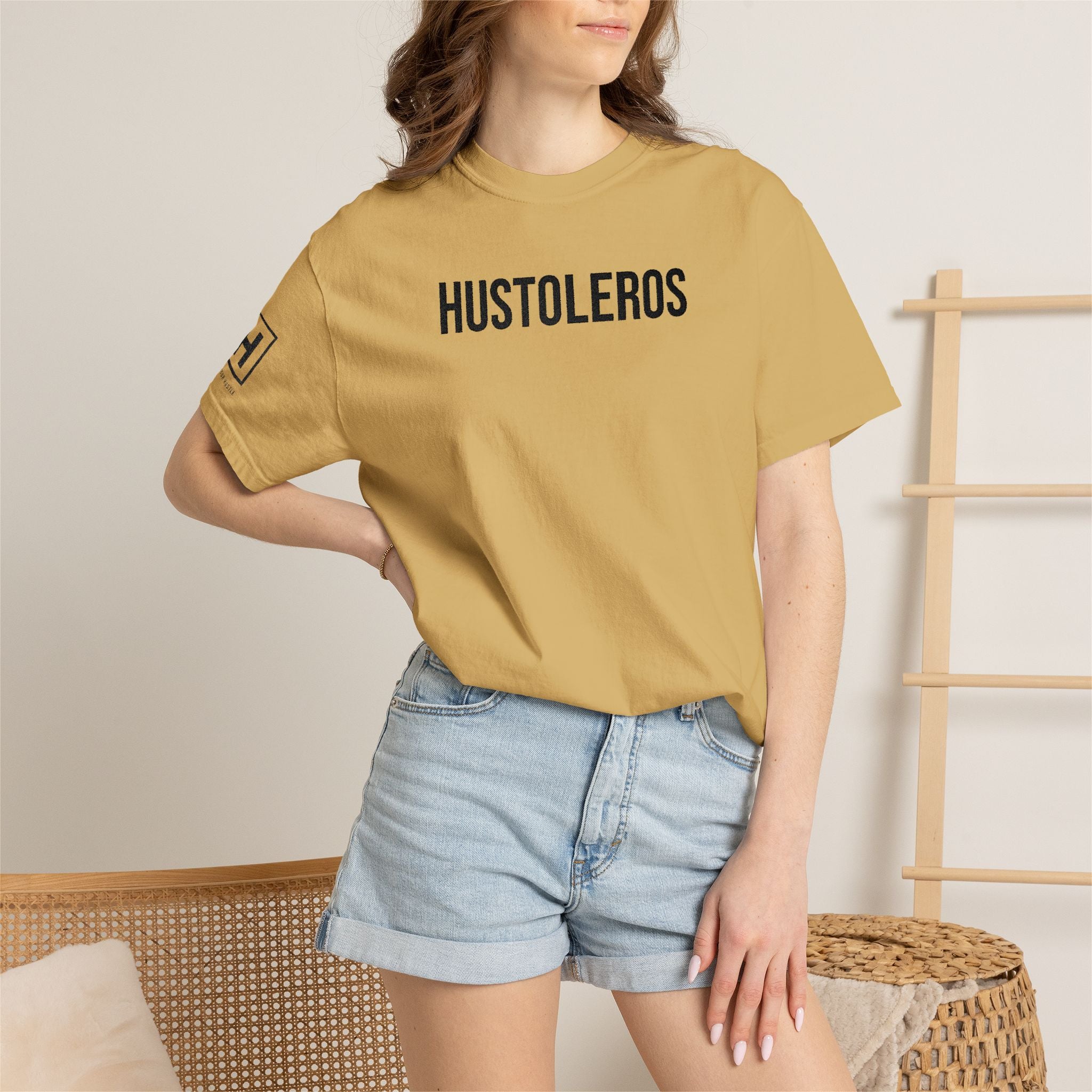 Hustleros Wear Your Hustle Embroidery Tee