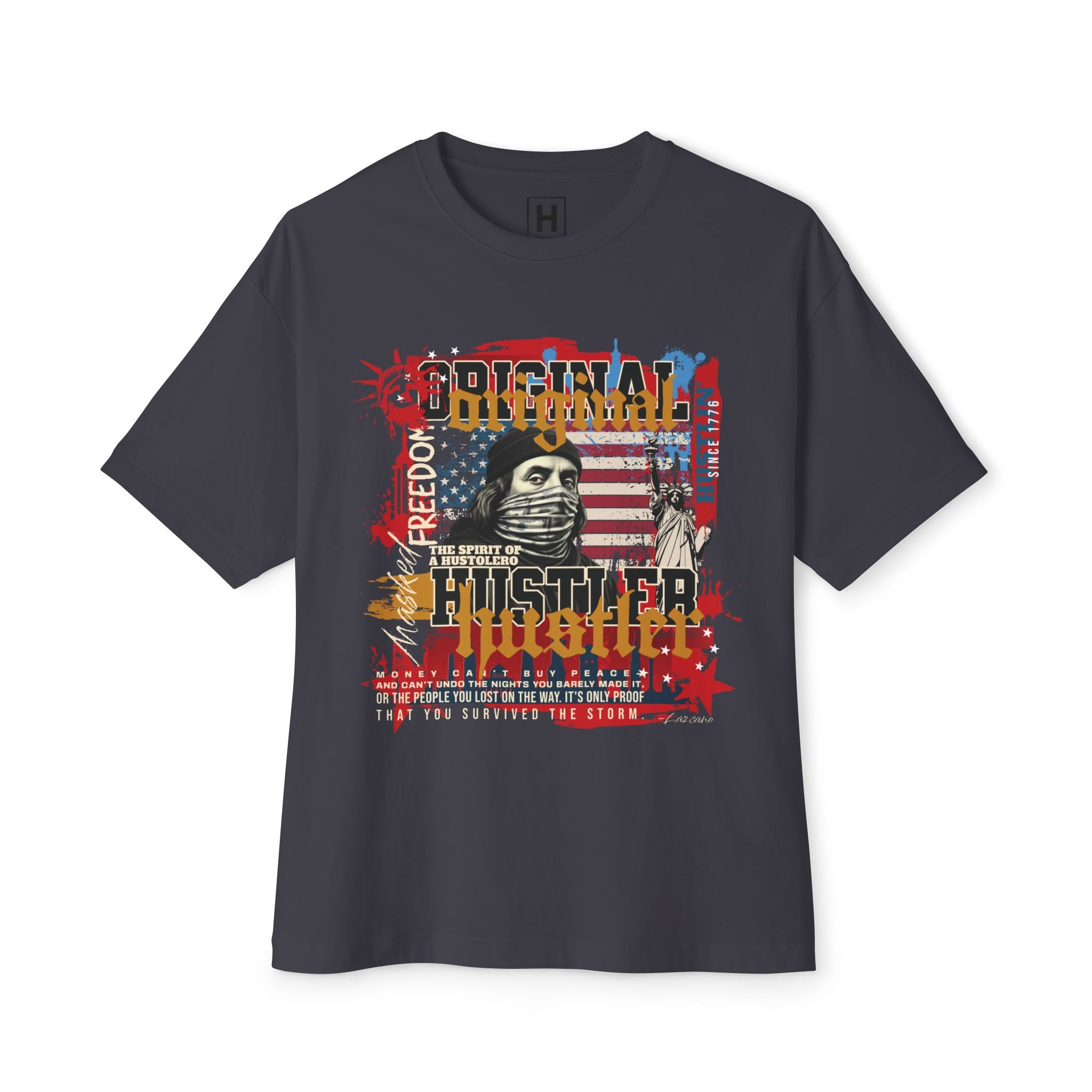 MASKED FREEDOM TEE — EVERY HUSTLER’S ORIGIN