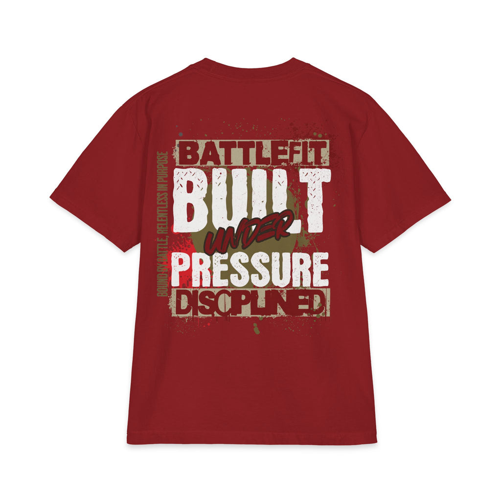 Built Under Pressure Graphic T-Shirt — "Built Under Pressure" Military-Inspired Discipline Tee
