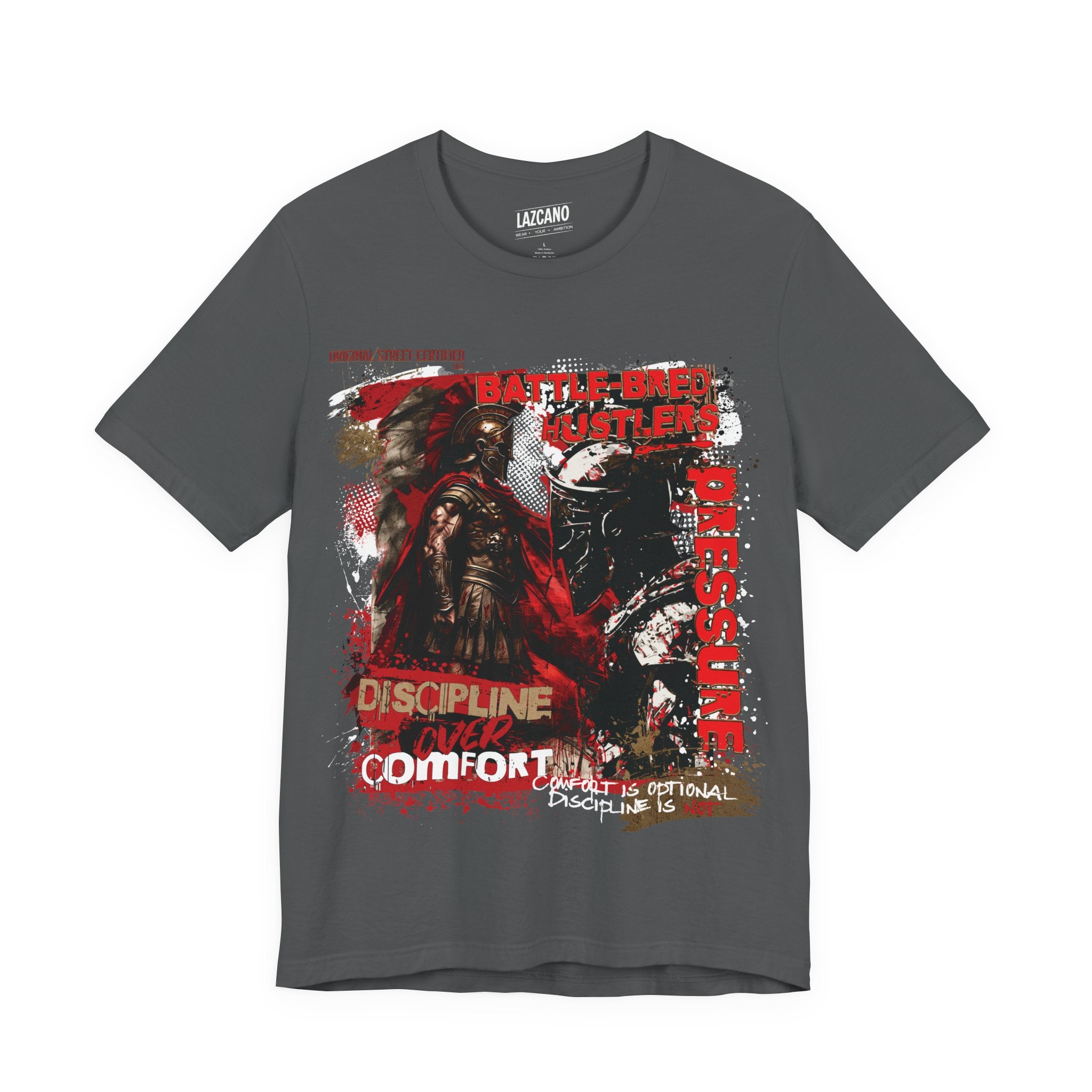 Hustleros "Discipline Over Comfort" Tee