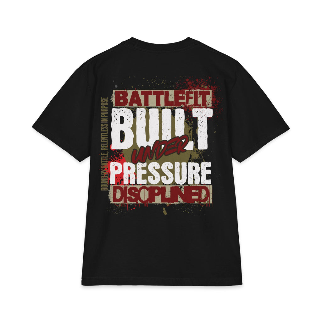 Built Under Pressure Graphic T-Shirt — "Built Under Pressure" Military-Inspired Discipline Tee