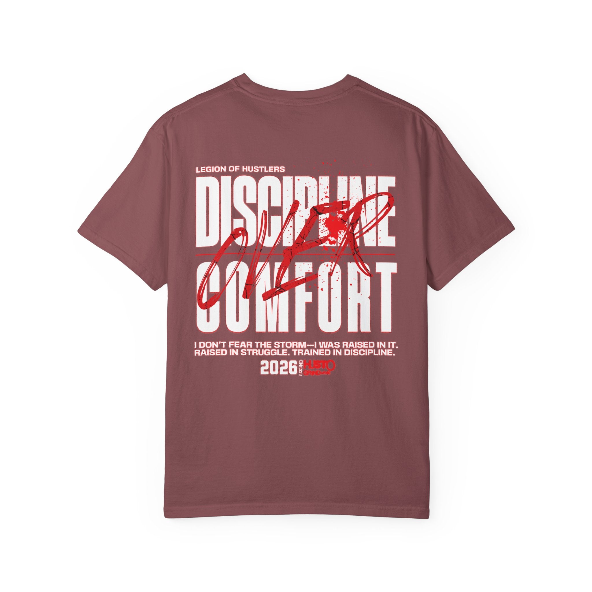 Discipline Over Comfort Tee: Relentless