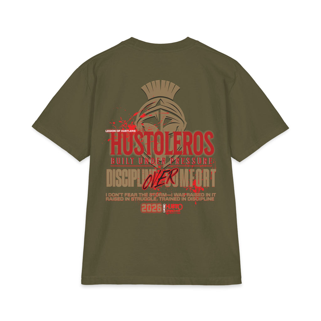 Discipline Over Comfort Tee: Hustoleros Edition