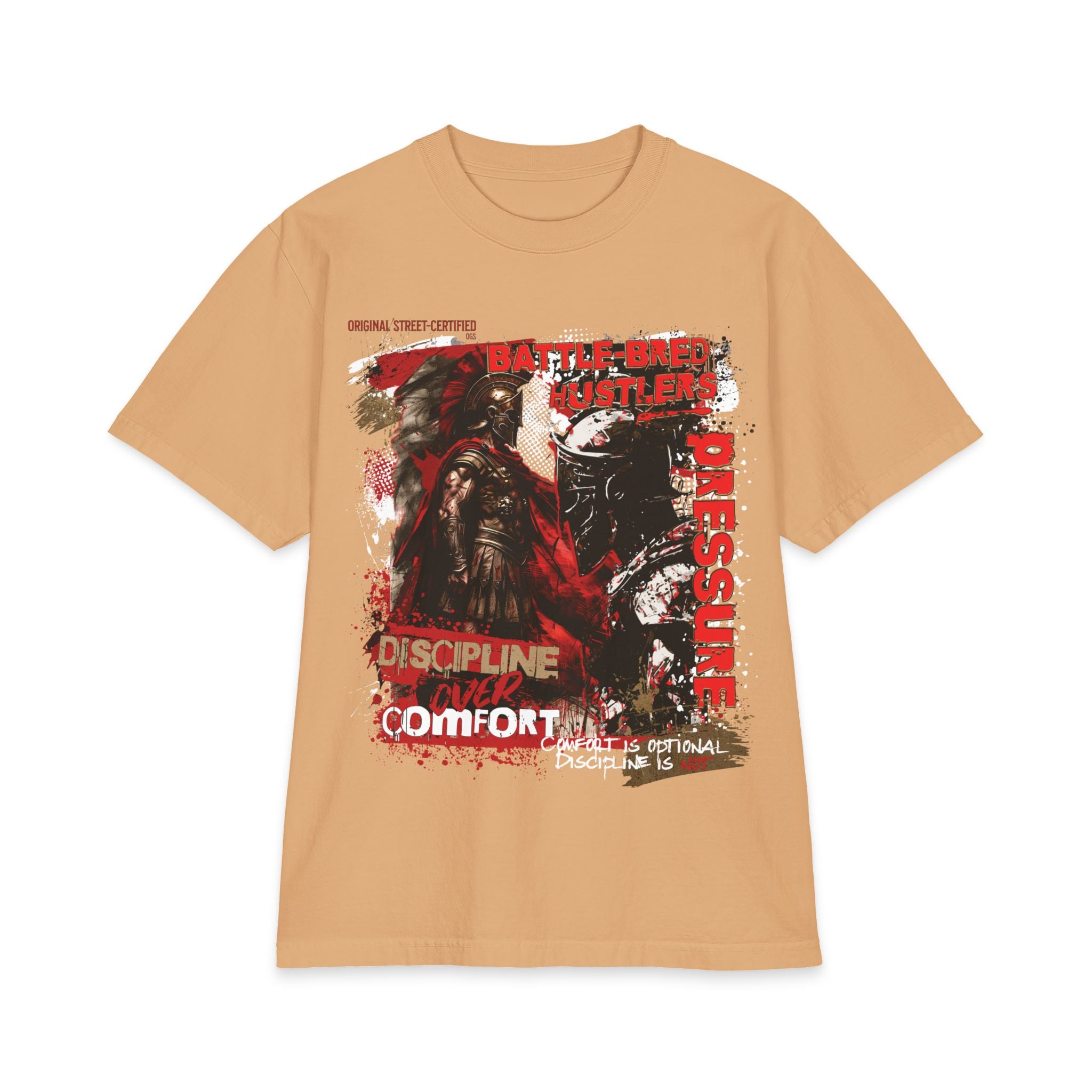 Built Under Pressure Graphic T-Shirt — "Built Under Pressure" Military-Inspired Discipline Tee