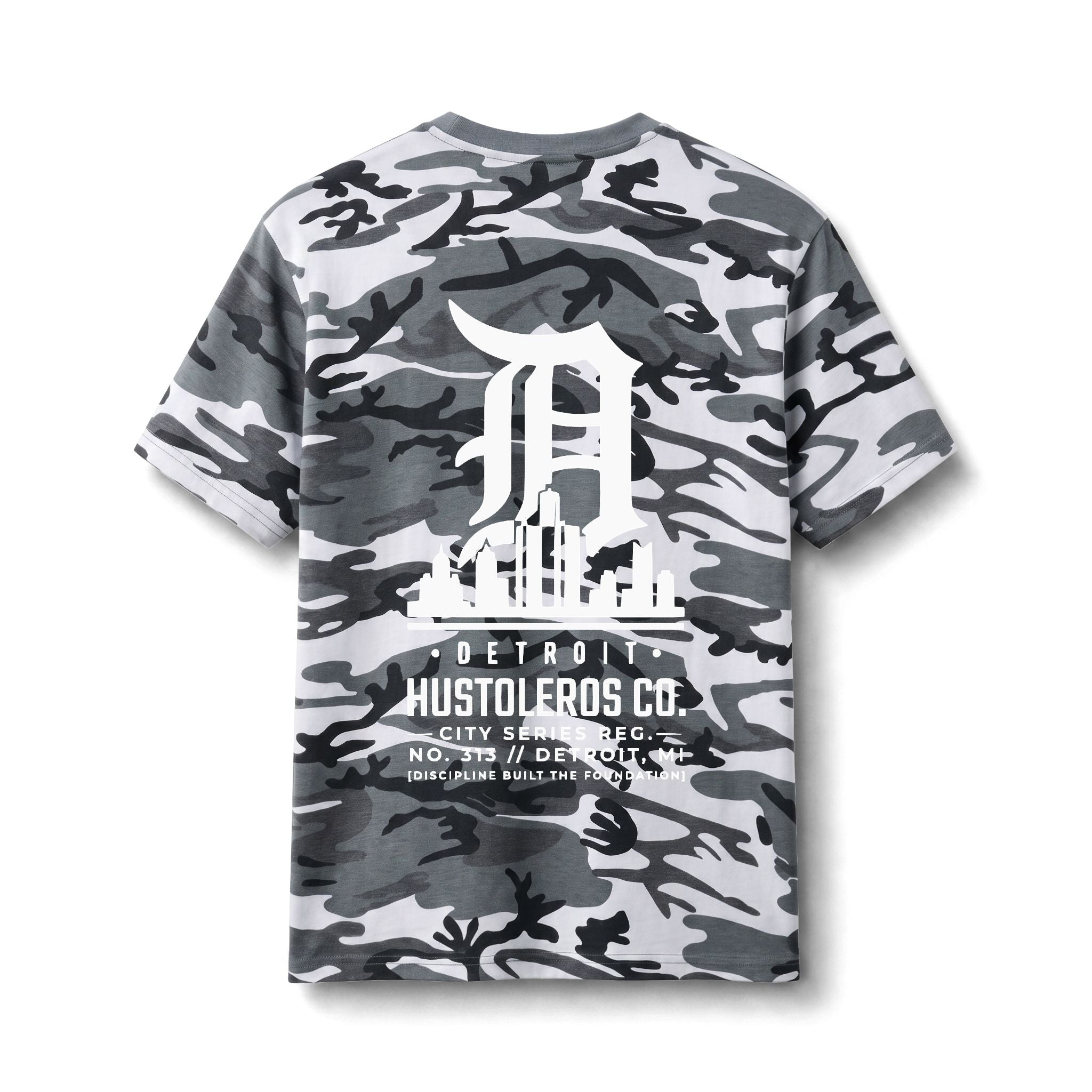 Detroit Hustleros Camo Tee