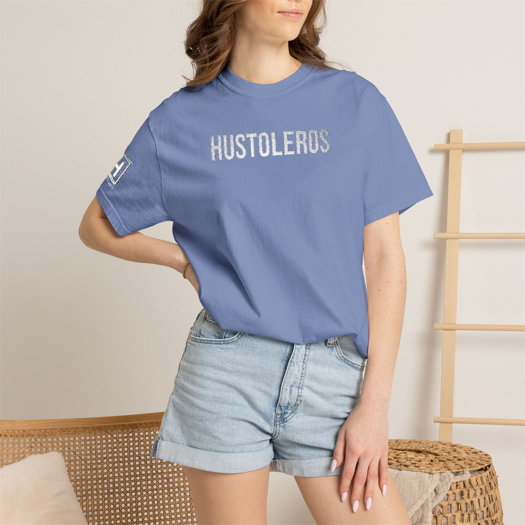 Hustleros Vintage Embroidery Tee