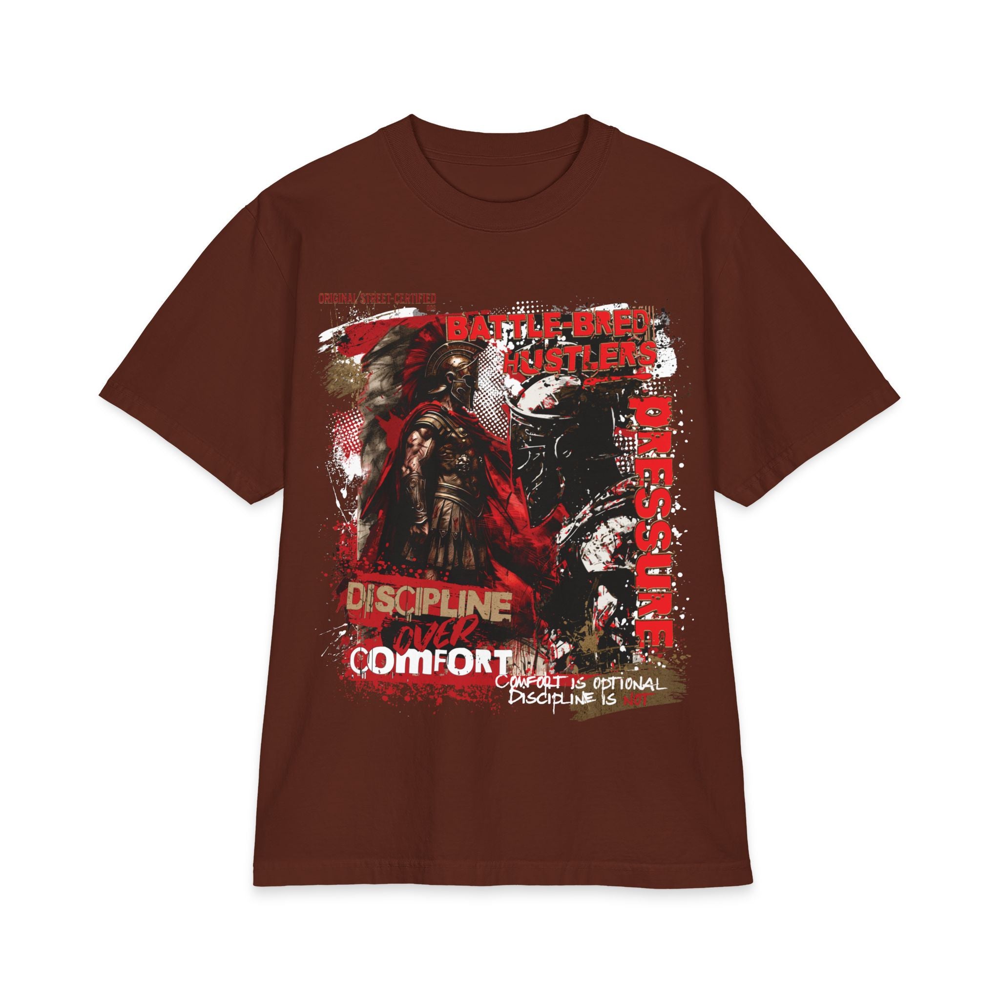 Built Under Pressure Graphic T-Shirt — "Built Under Pressure" Military-Inspired Discipline Tee