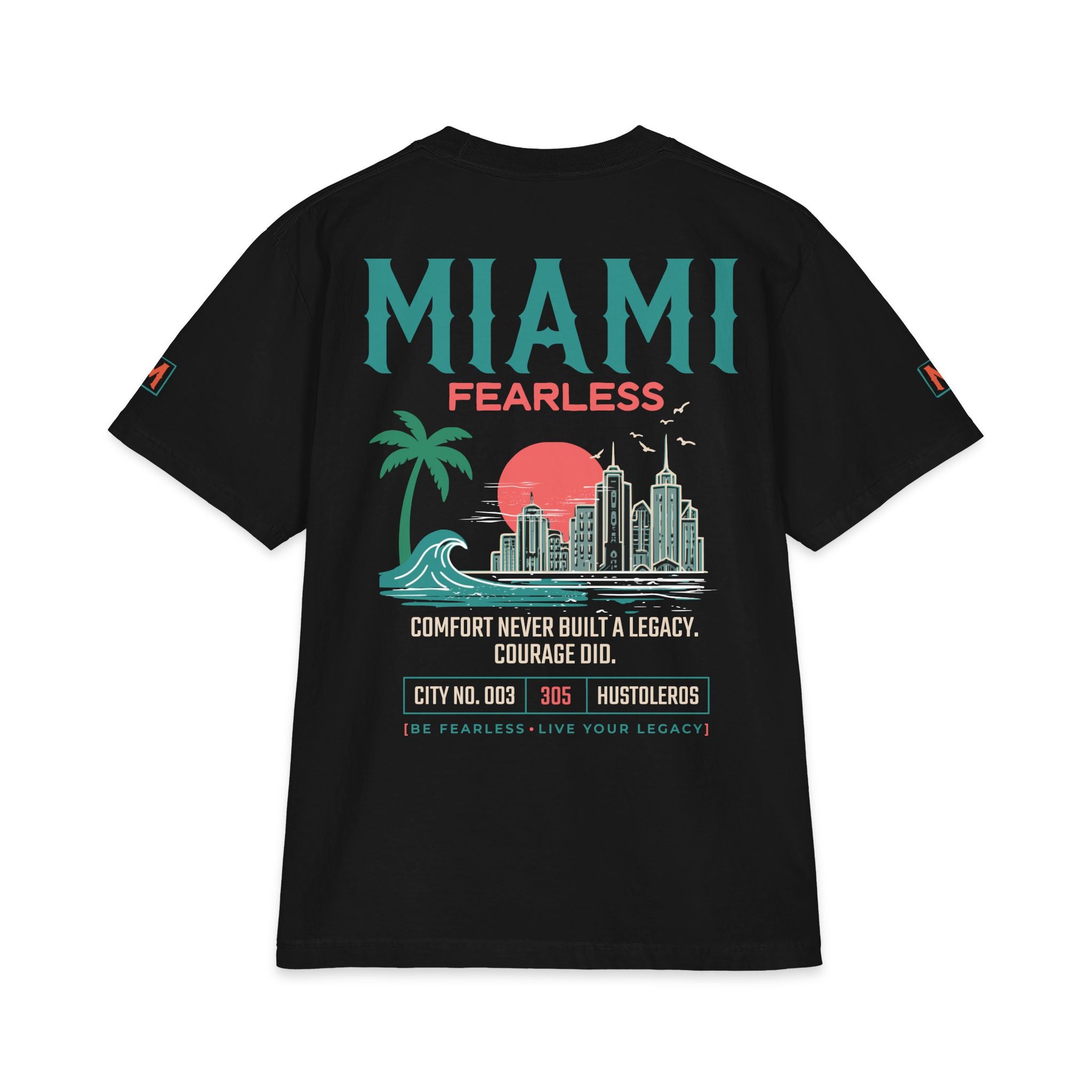 Hustoleros City Series No. 003 – Miami "Fearless" Tee