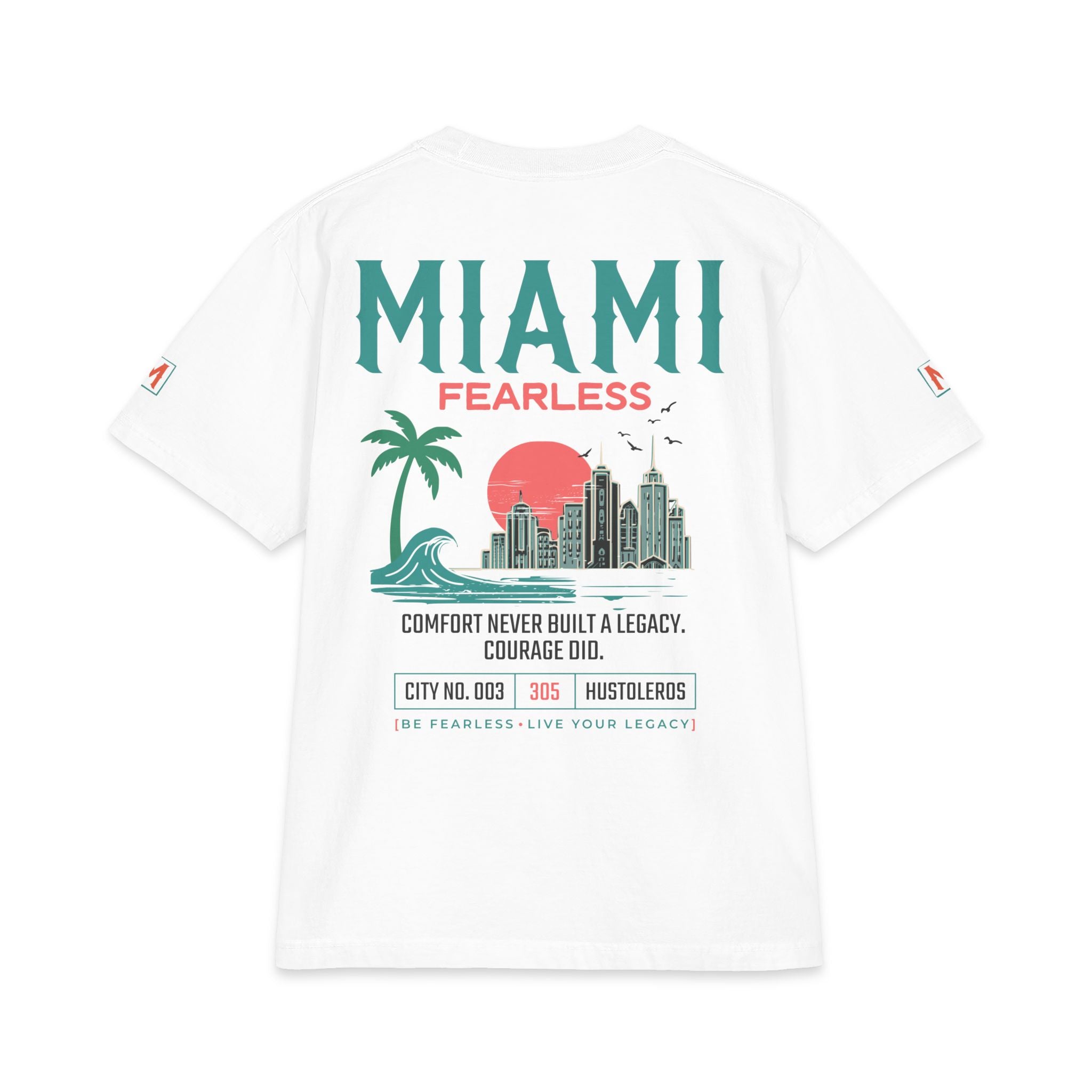 Hustoleros City Series No. 003 – Miami "Fearless" Tee