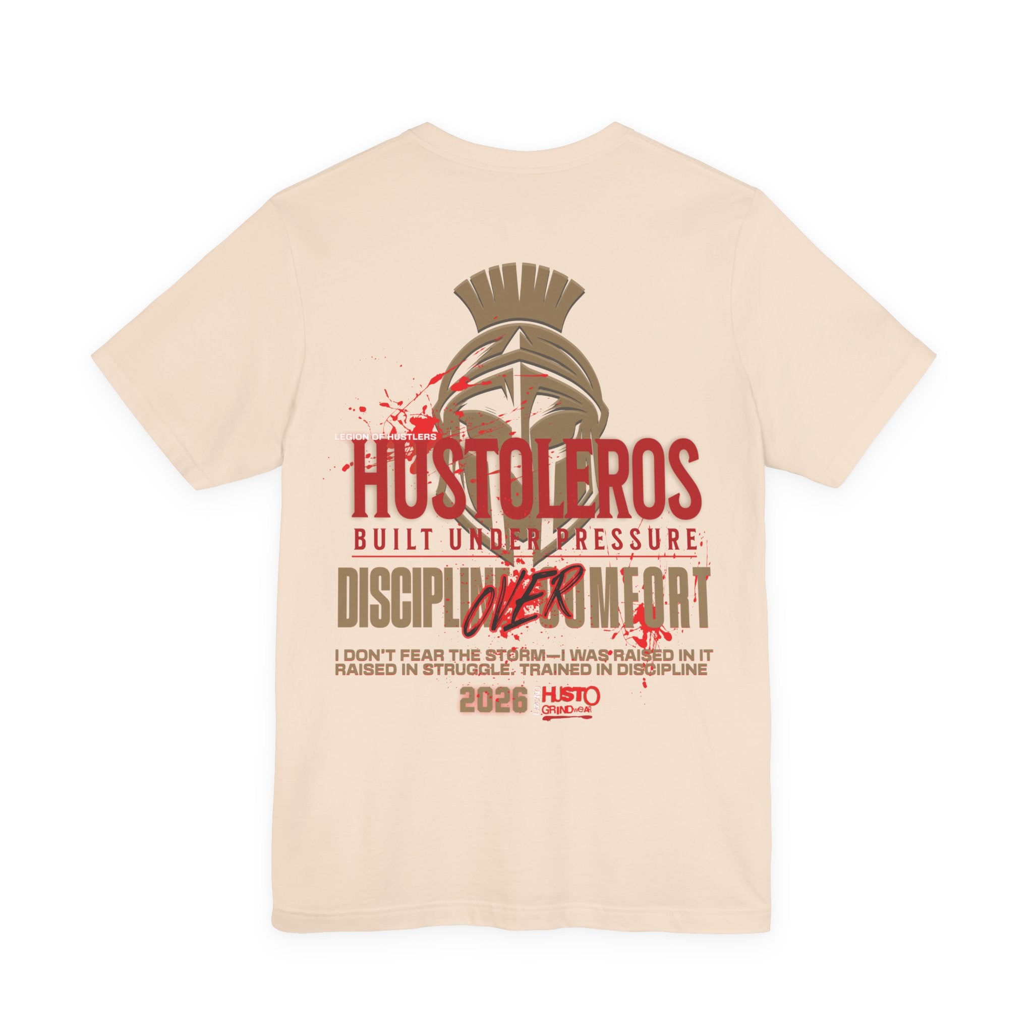 Hustleros "Discipline Over Comfort" Tee