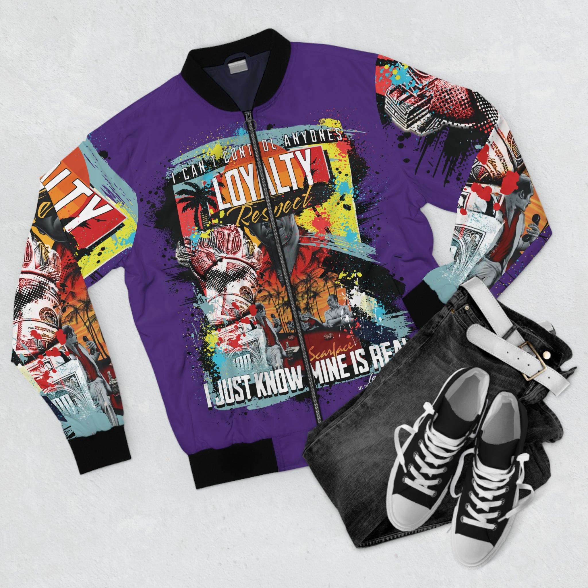 Loyalty Should Never Be Questioned — "I Want The World" Bomber Jacket