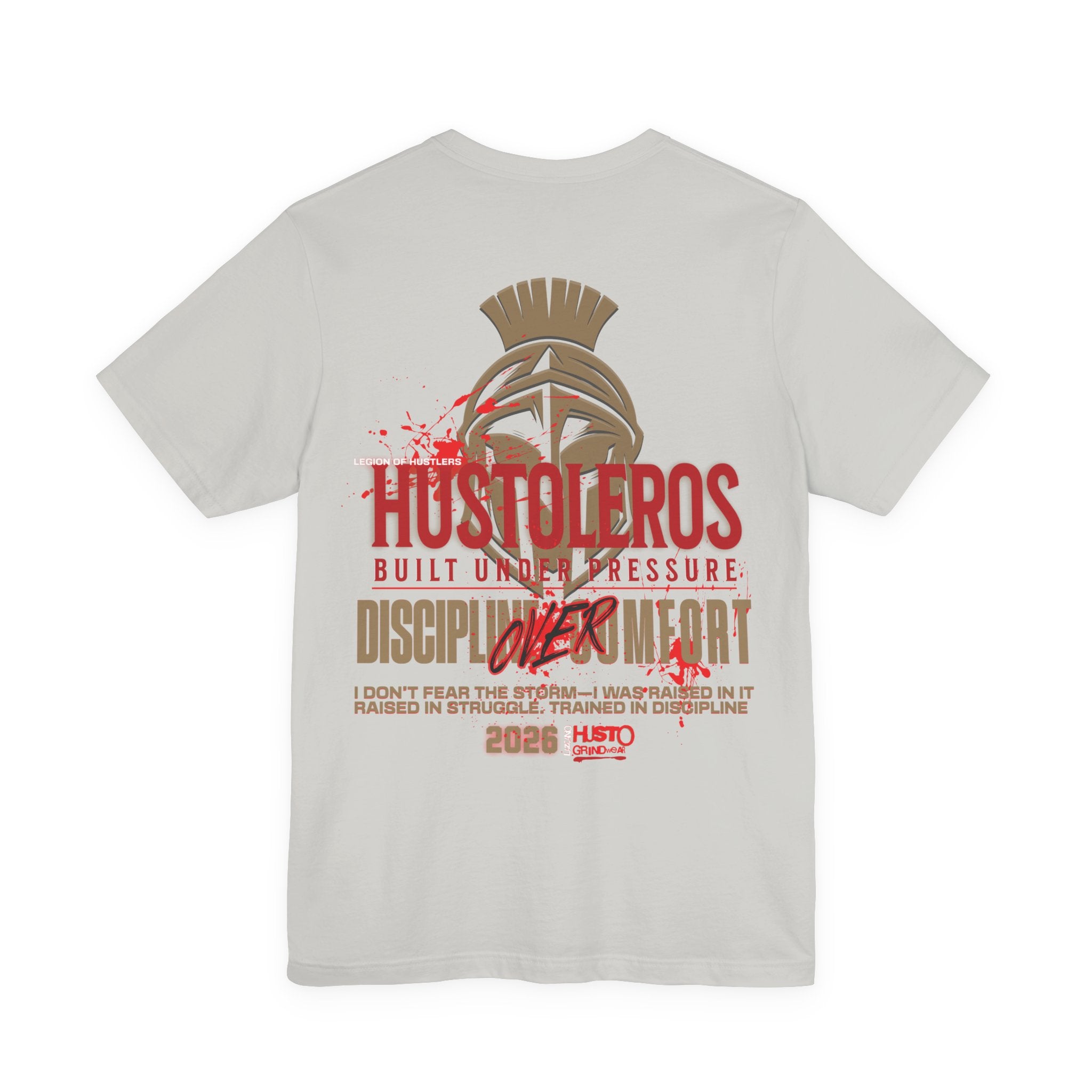 Hustleros "Discipline Over Comfort" Tee