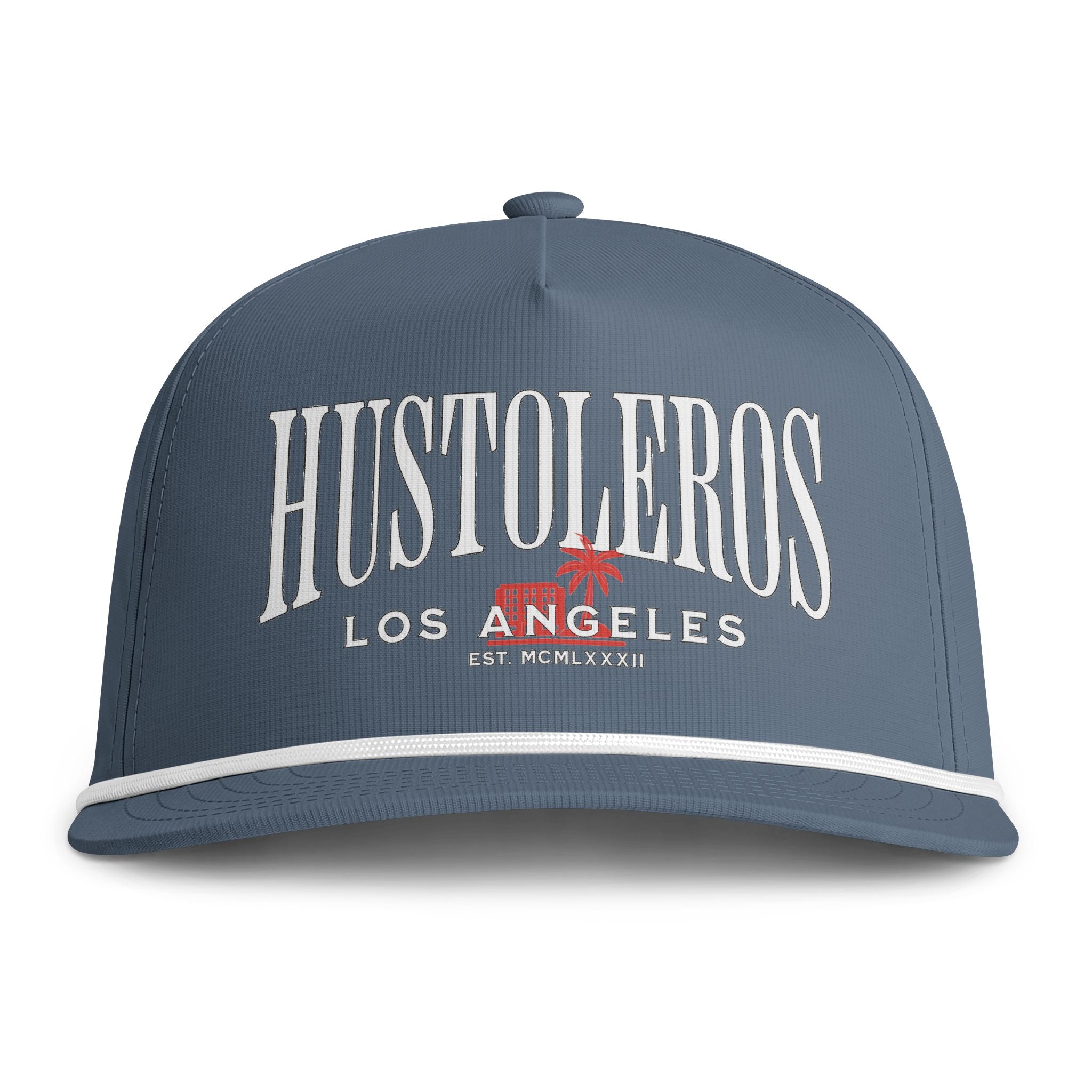 Hustoleros Rope Cap — Los Angeles Sunwashed Embroidered Hat