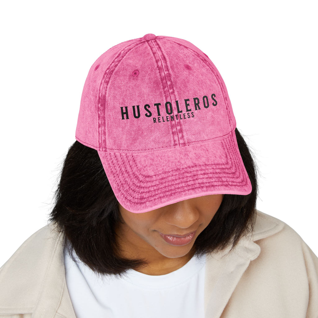 Hustoleros VintageDistressed Embroidered Cap