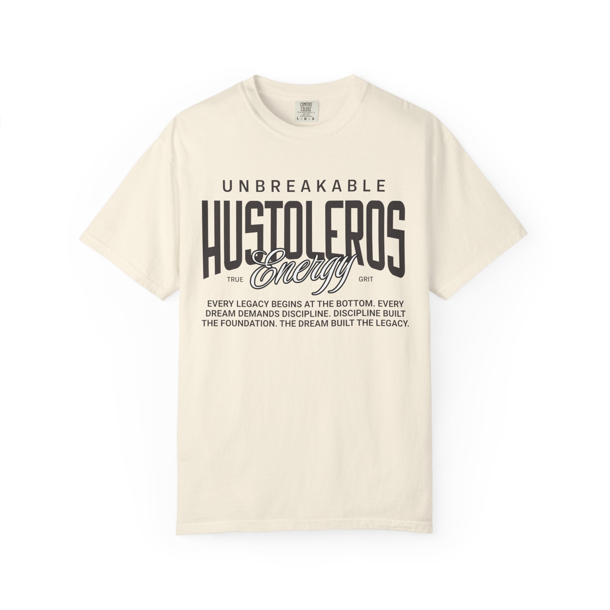 Hustleros "Unbreakable" Graphic T-Shirt — Motivational Streetwear Tee