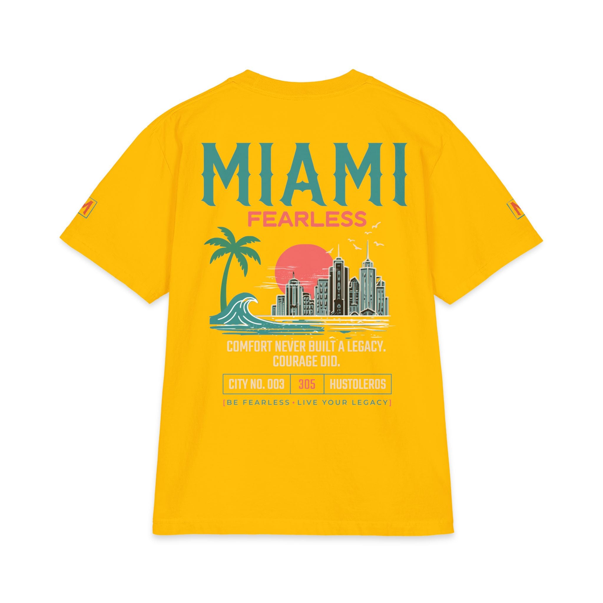 Hustoleros City Series No. 003 – Miami "Fearless" Tee
