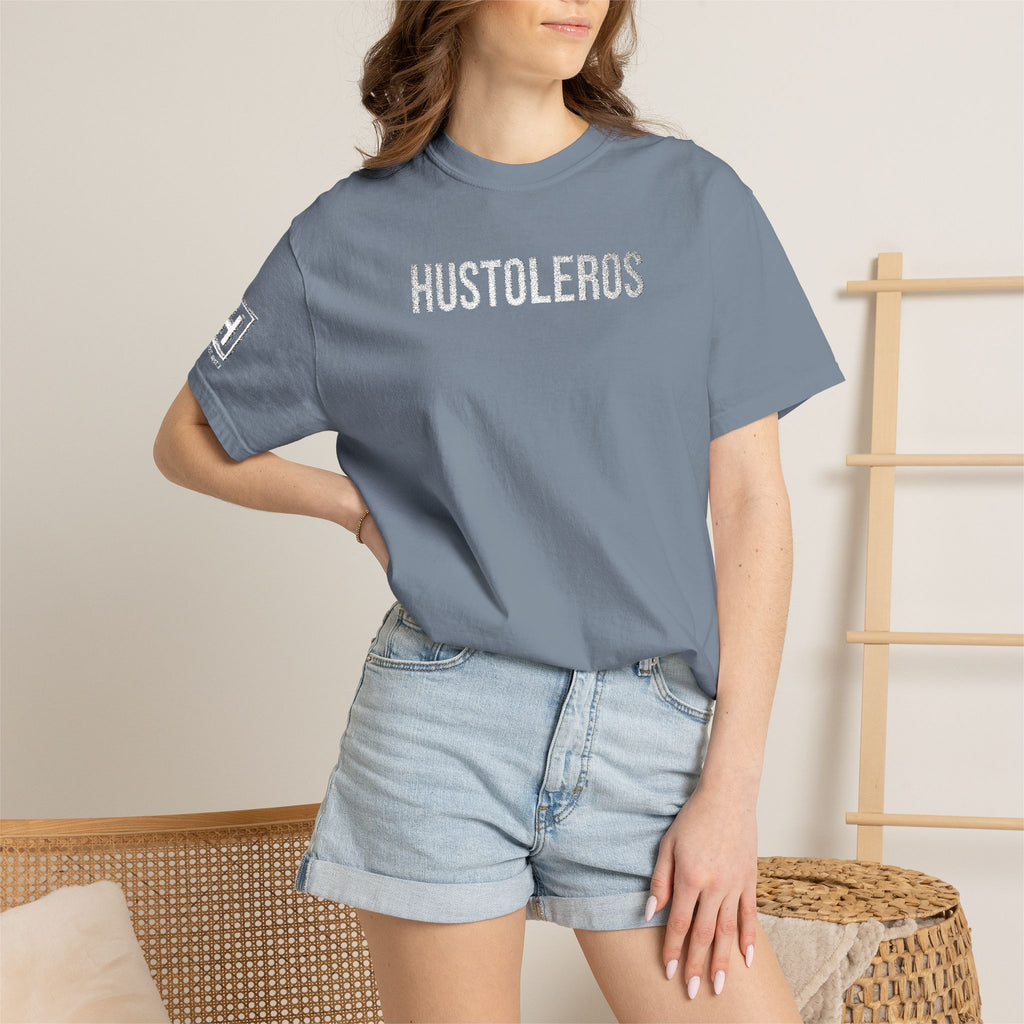 Hustleros Vintage Embroidery Tee