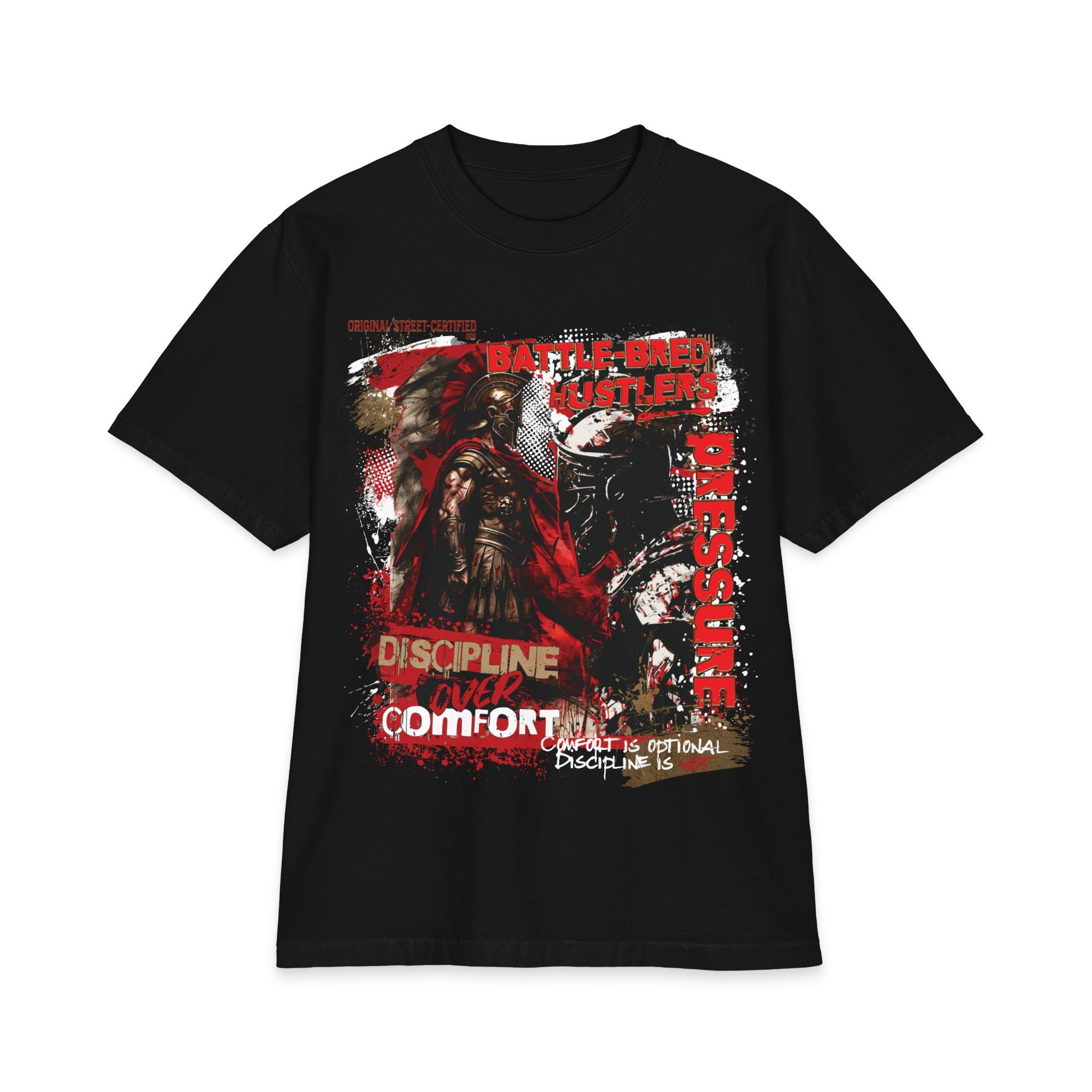 Built Under Pressure Graphic T-Shirt — "Built Under Pressure" Military-Inspired Discipline Tee