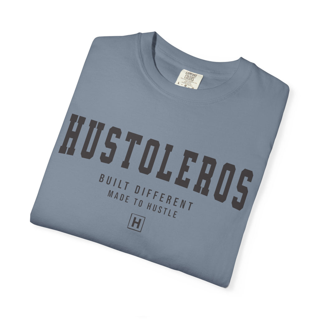 Hustoleros Graphic T-Shirt – 'Built Different, Made to Hustle' Casual Tee