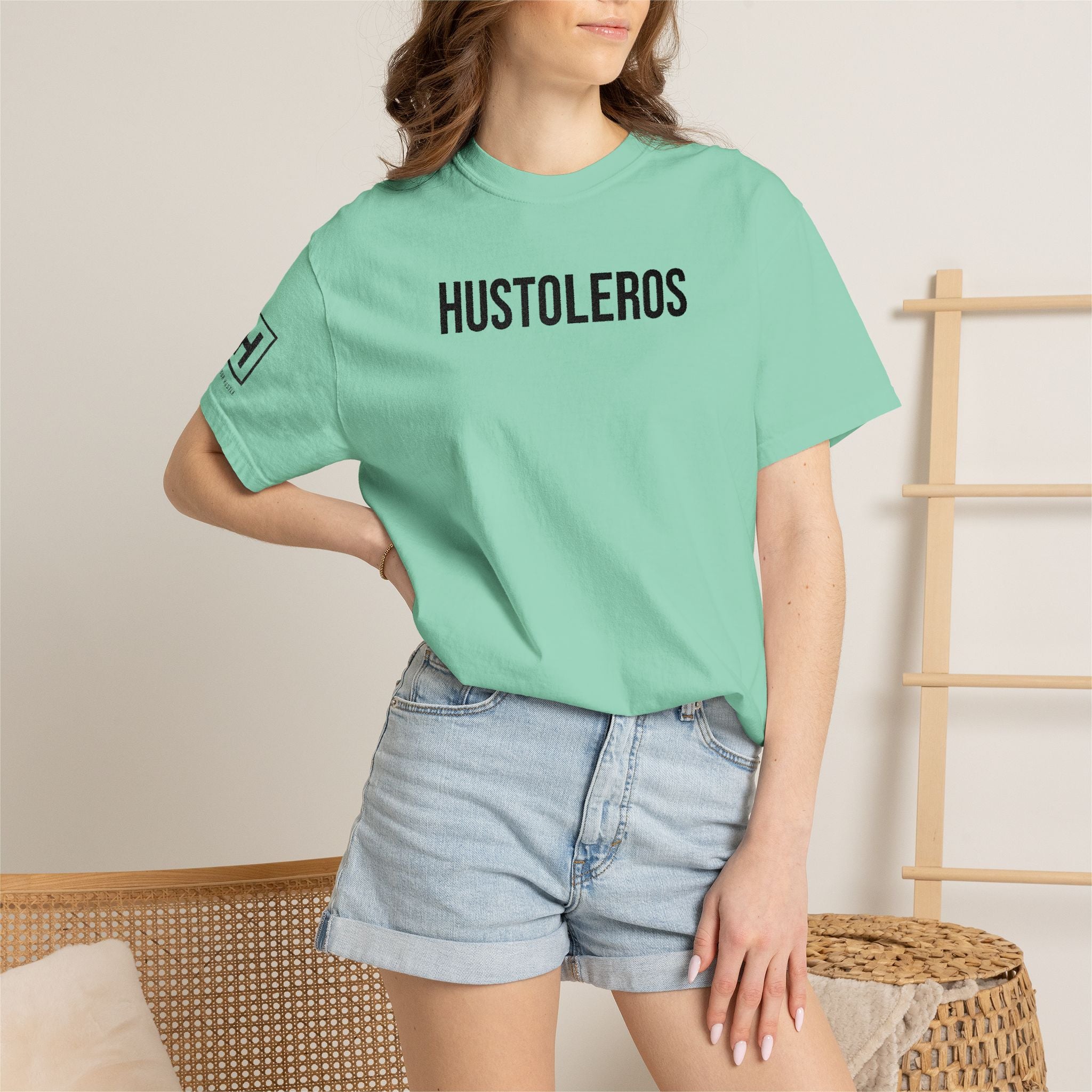 Hustleros Wear Your Hustle Embroidery Tee