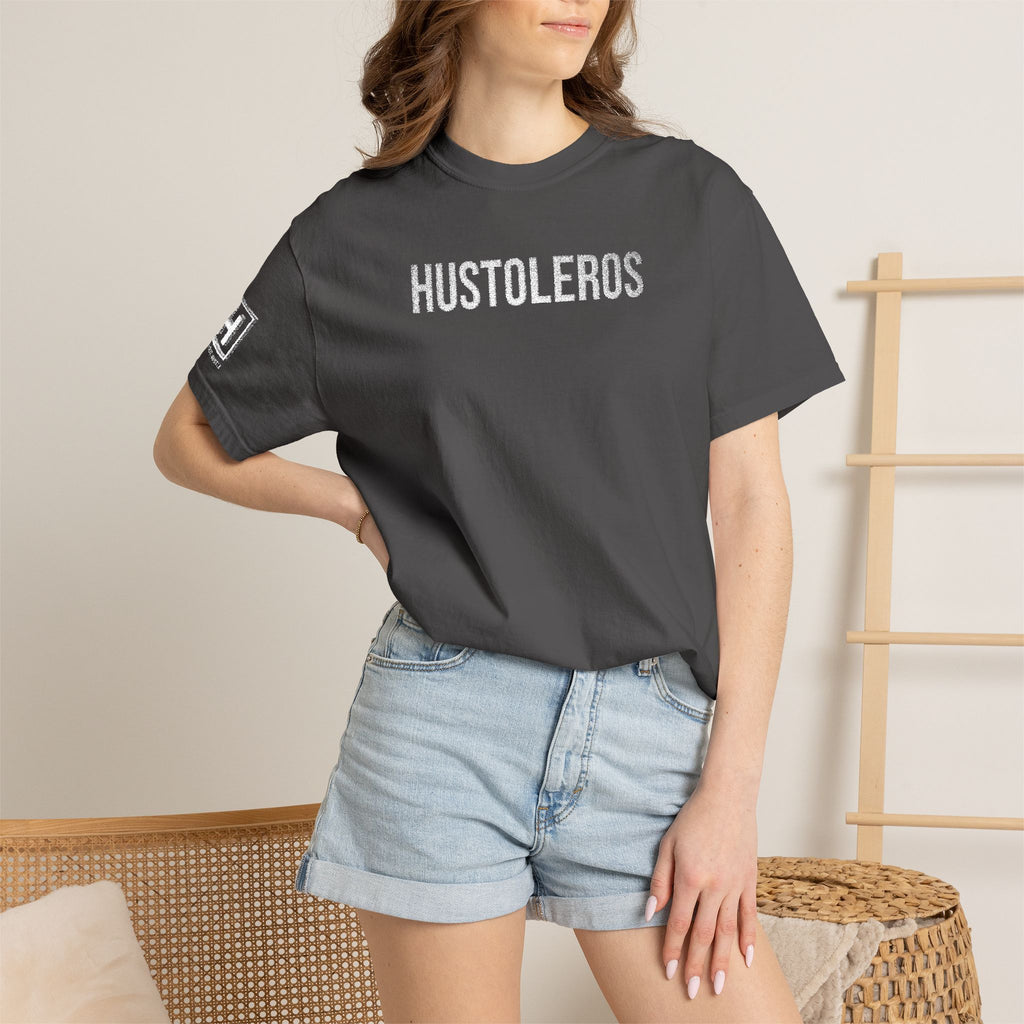 Hustleros Vintage Embroidery Tee