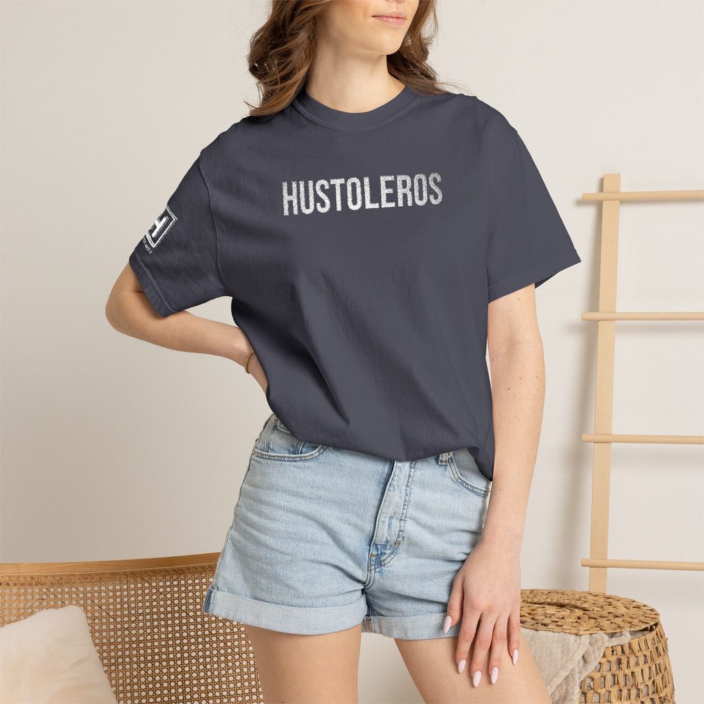 Hustleros Vintage Embroidery Tee