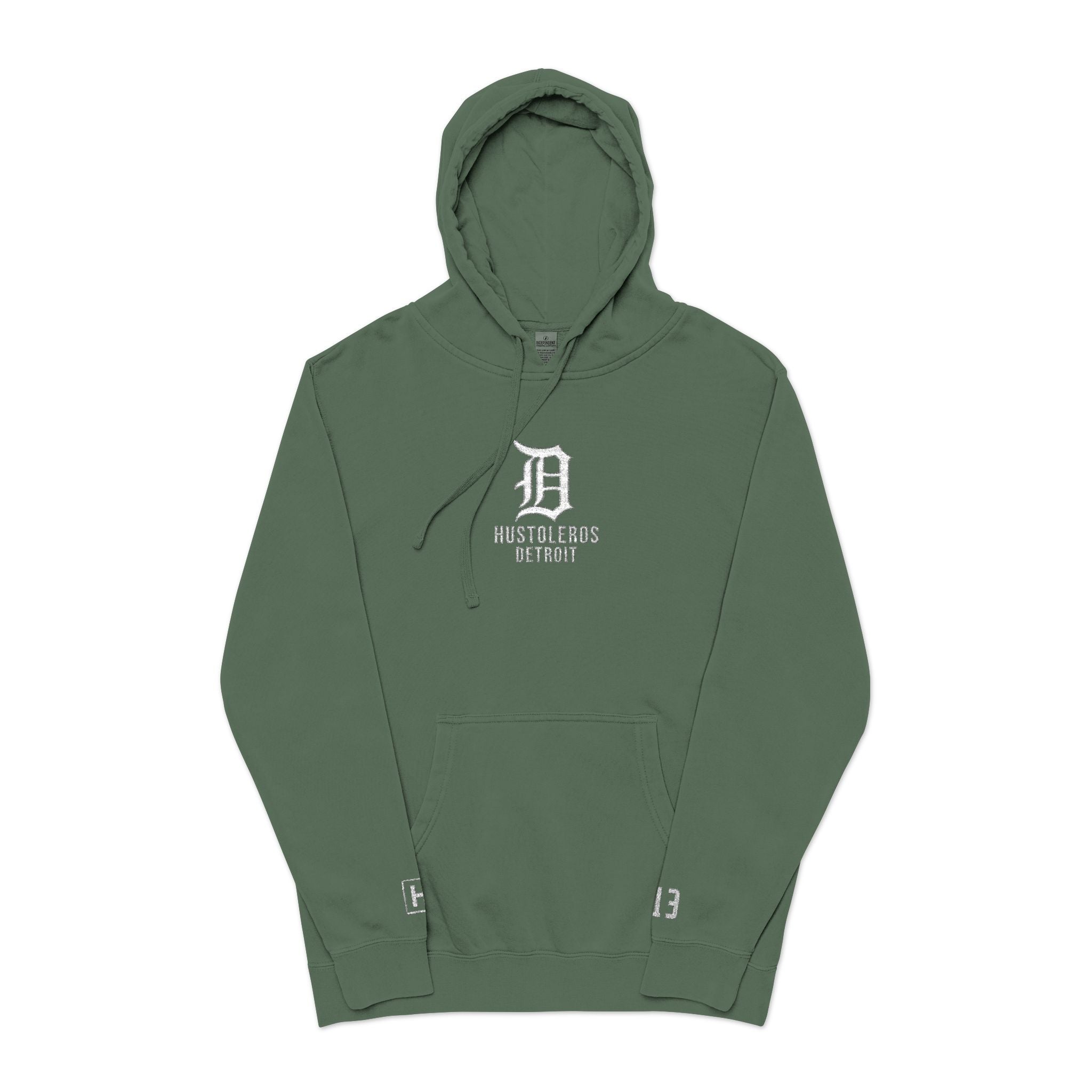 Hustoleros Detroit Embroidered Hoodie