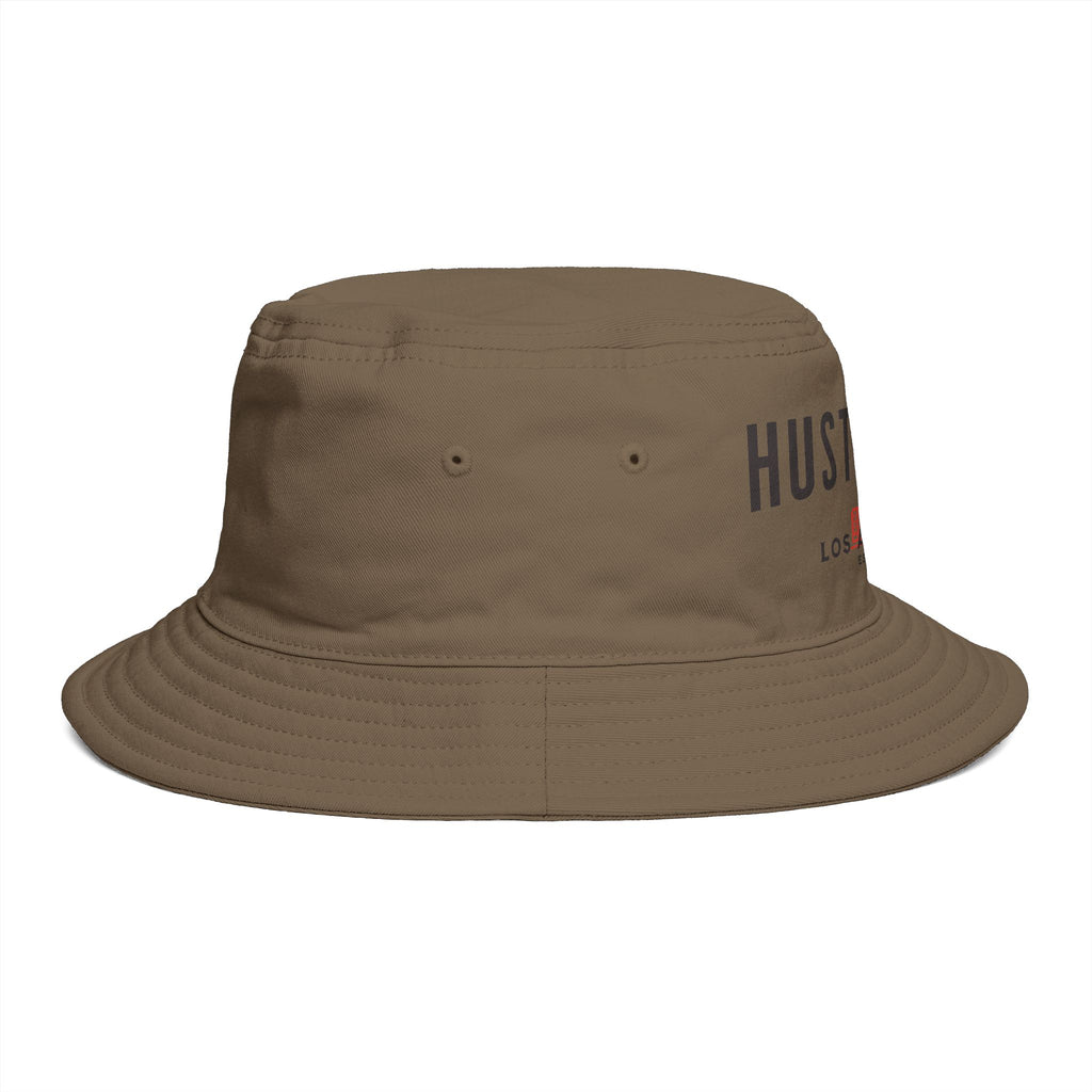 Hustoleros Los Angeles Bucket Hat — Vintage Streetwear Sun Hat