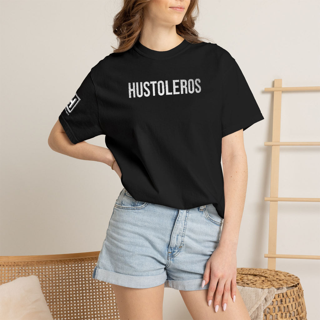 Hustleros Vintage Embroidery Tee
