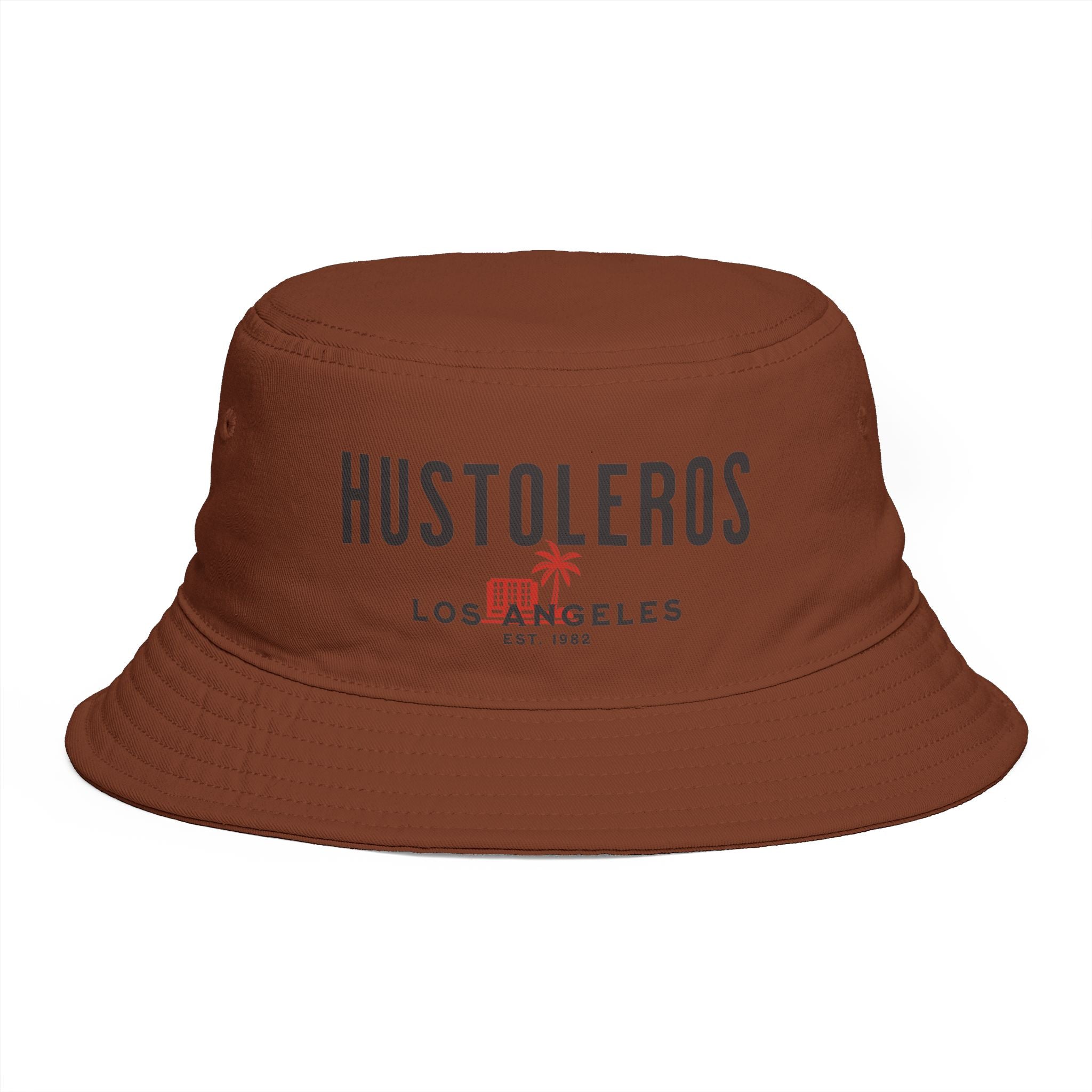 Hustoleros Los Angeles Bucket Hat — Vintage Streetwear Sun Hat