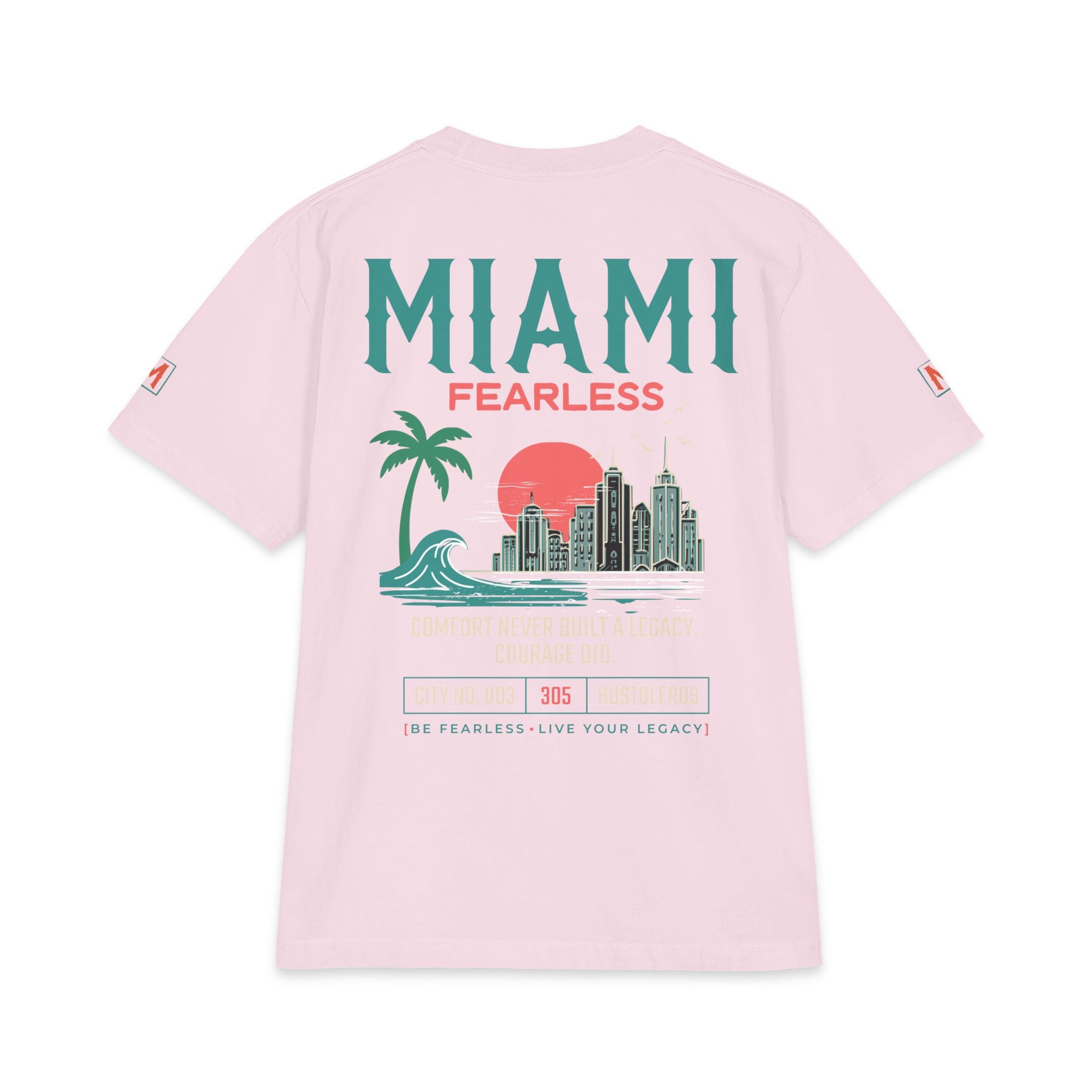 Hustoleros City Series No. 003 – Miami "Fearless" Tee
