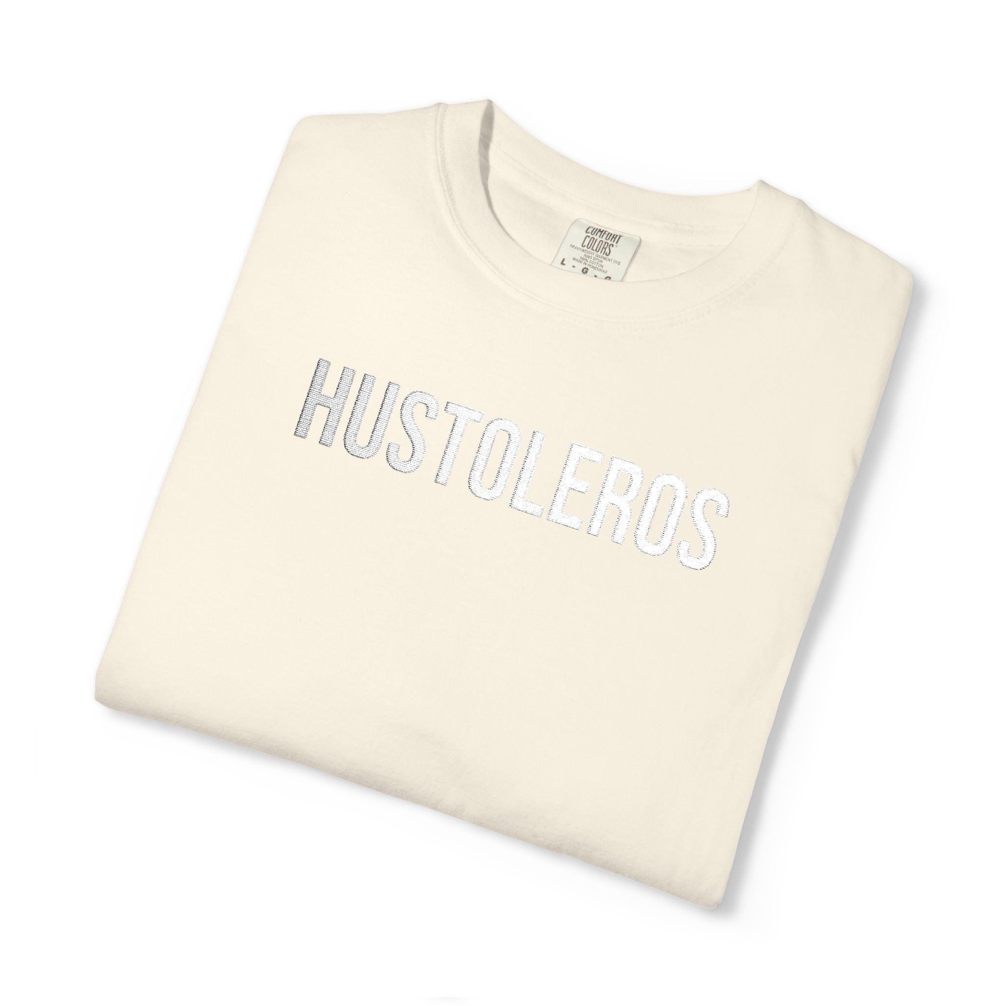 Hustleros Vintage Embroidery Tee