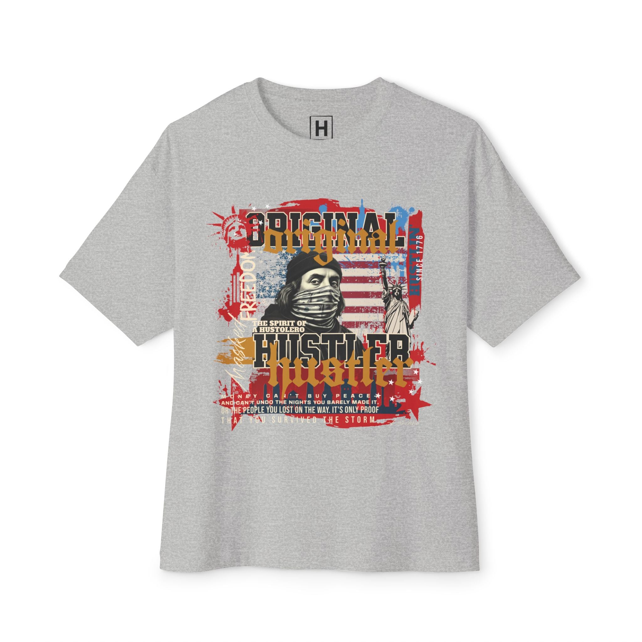 MASKED FREEDOM TEE — EVERY HUSTLER’S ORIGIN