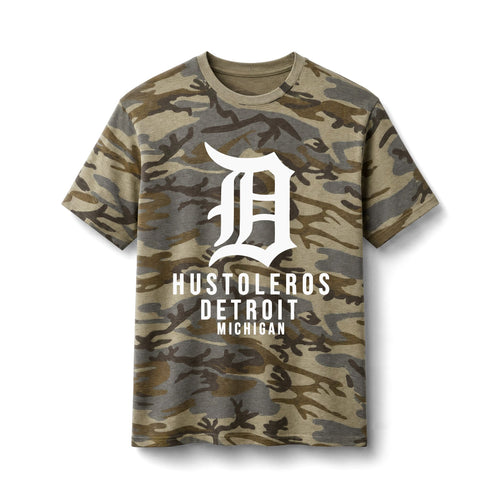 Detroit Hustleros Camo Tee