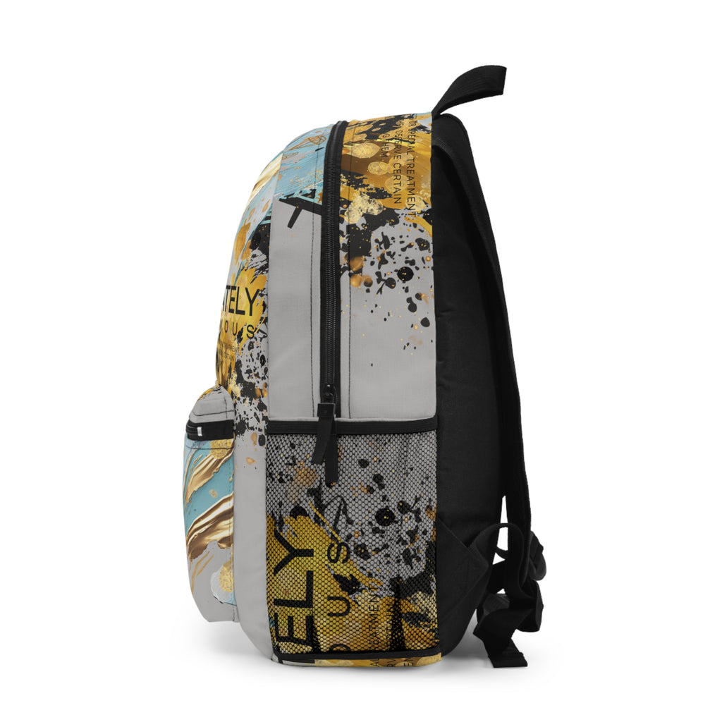 Entitled – Because I Earned It Backpack (Grey)