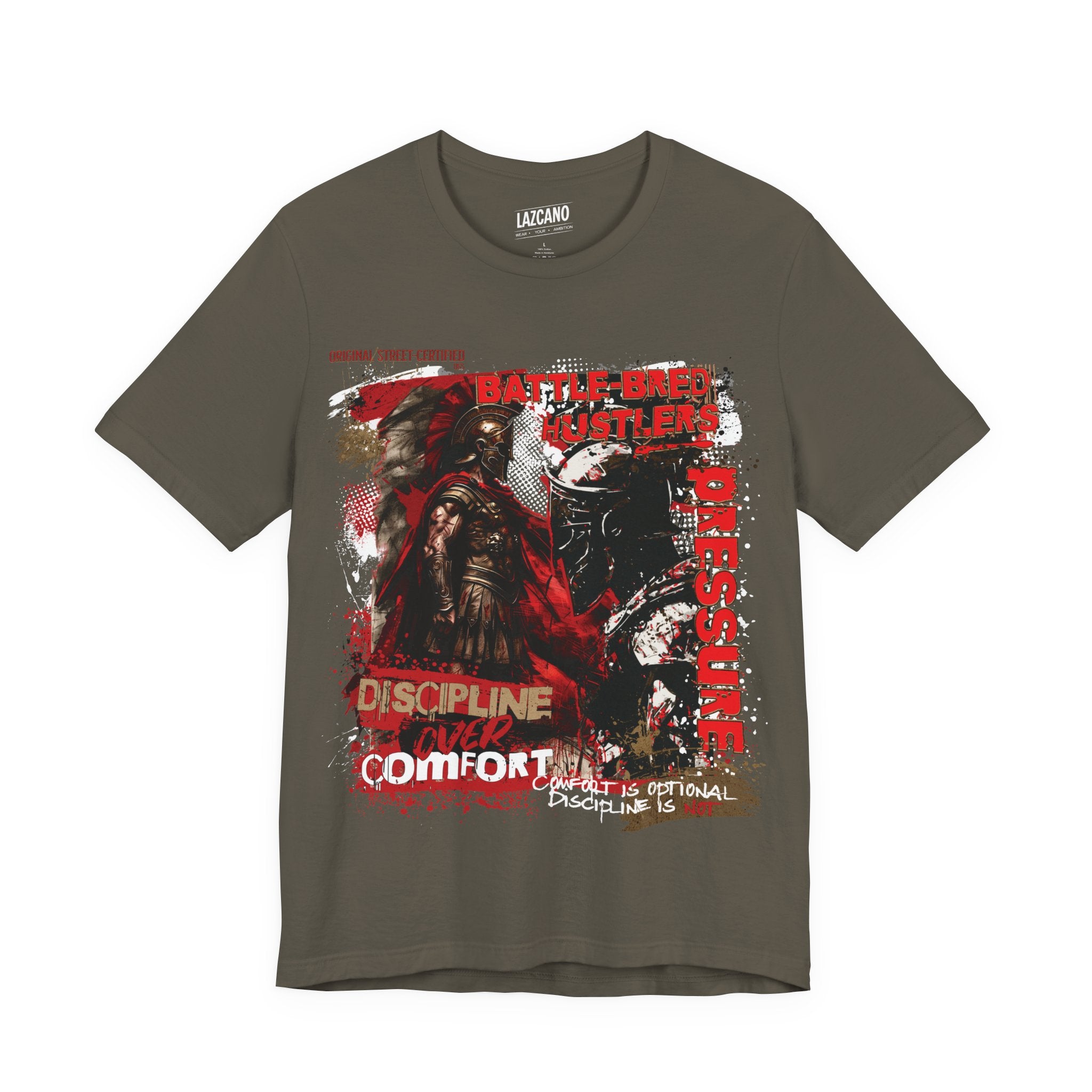 Hustleros "Discipline Over Comfort" Tee