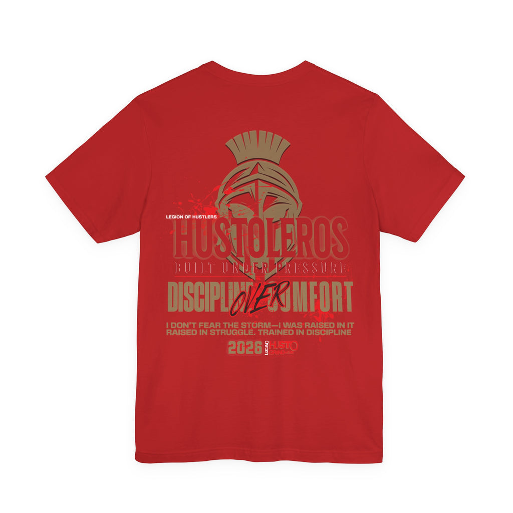 Hustleros "Discipline Over Comfort" Tee