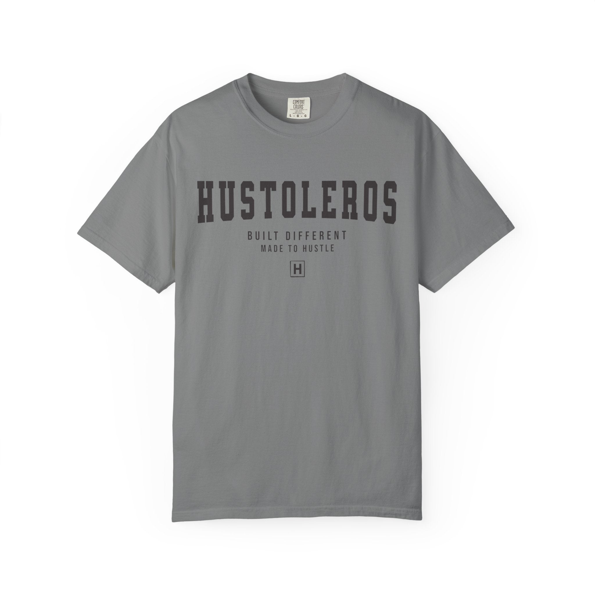 Hustoleros Graphic T-Shirt – 'Built Different, Made to Hustle' Casual Tee