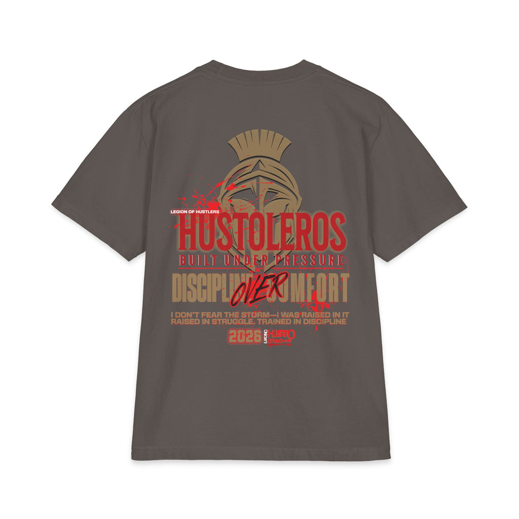 Discipline Over Comfort Tee: Hustoleros Edition