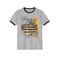 Hustle Moves Ringer — Vintage  “Hustlers Move Different” Tee