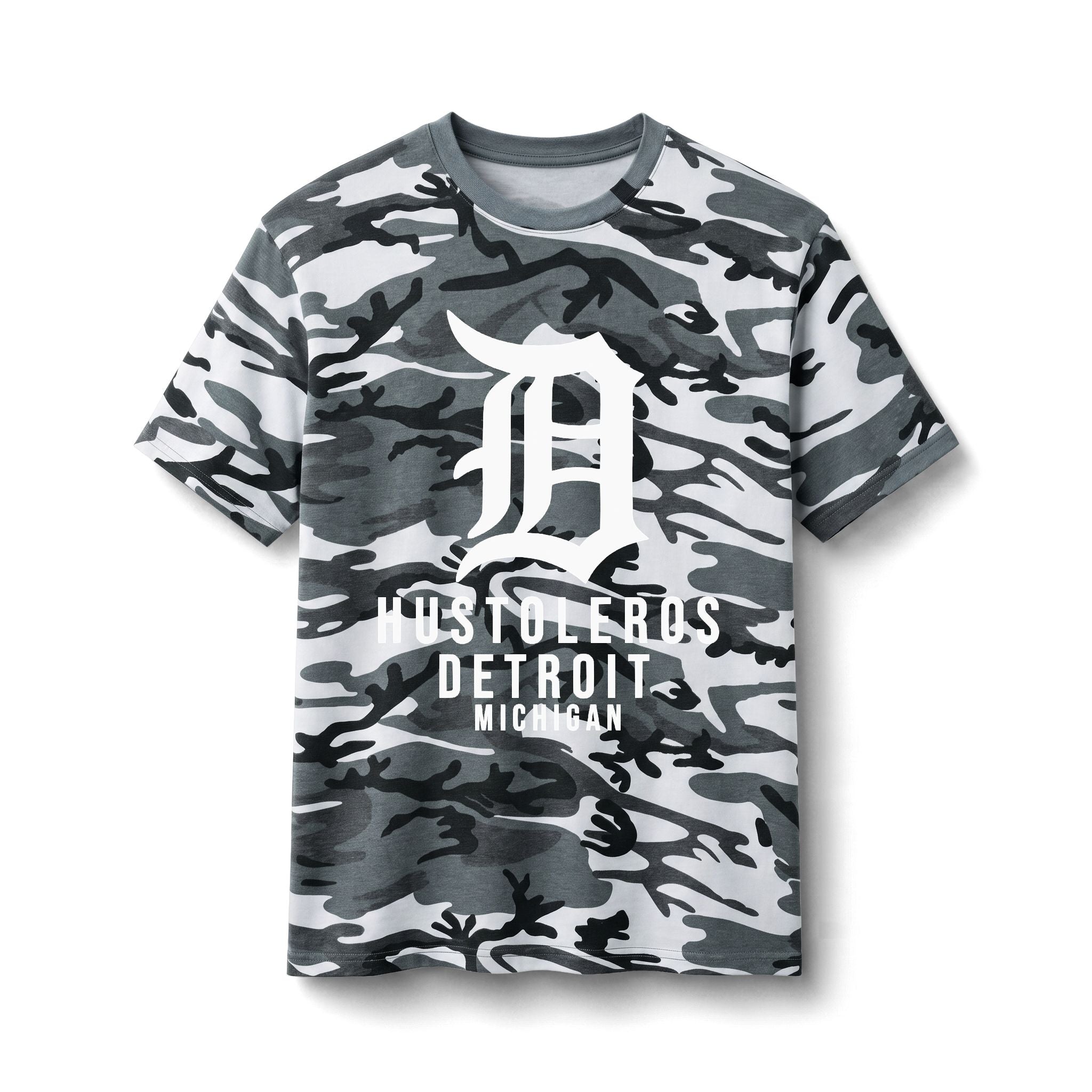 Detroit Hustleros Camo Tee