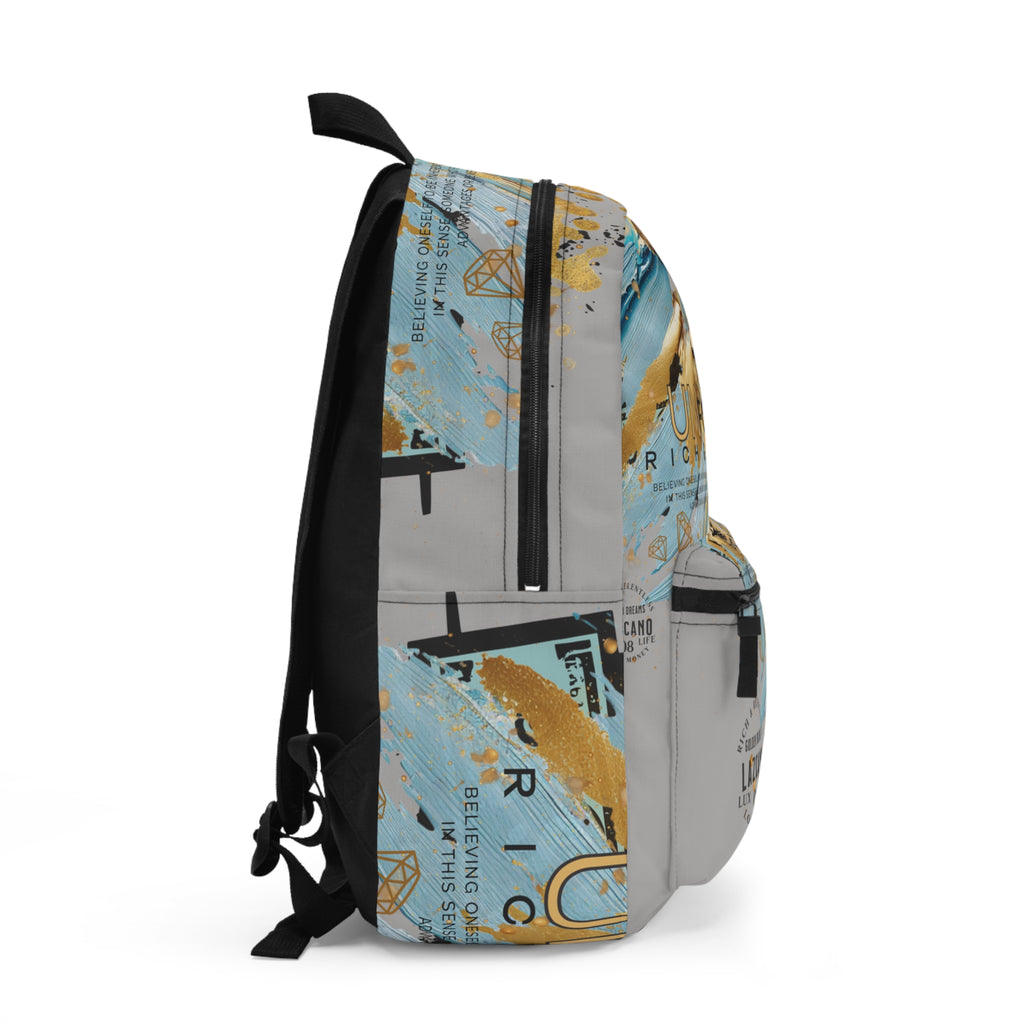 Entitled – Because I Earned It Backpack (Grey)