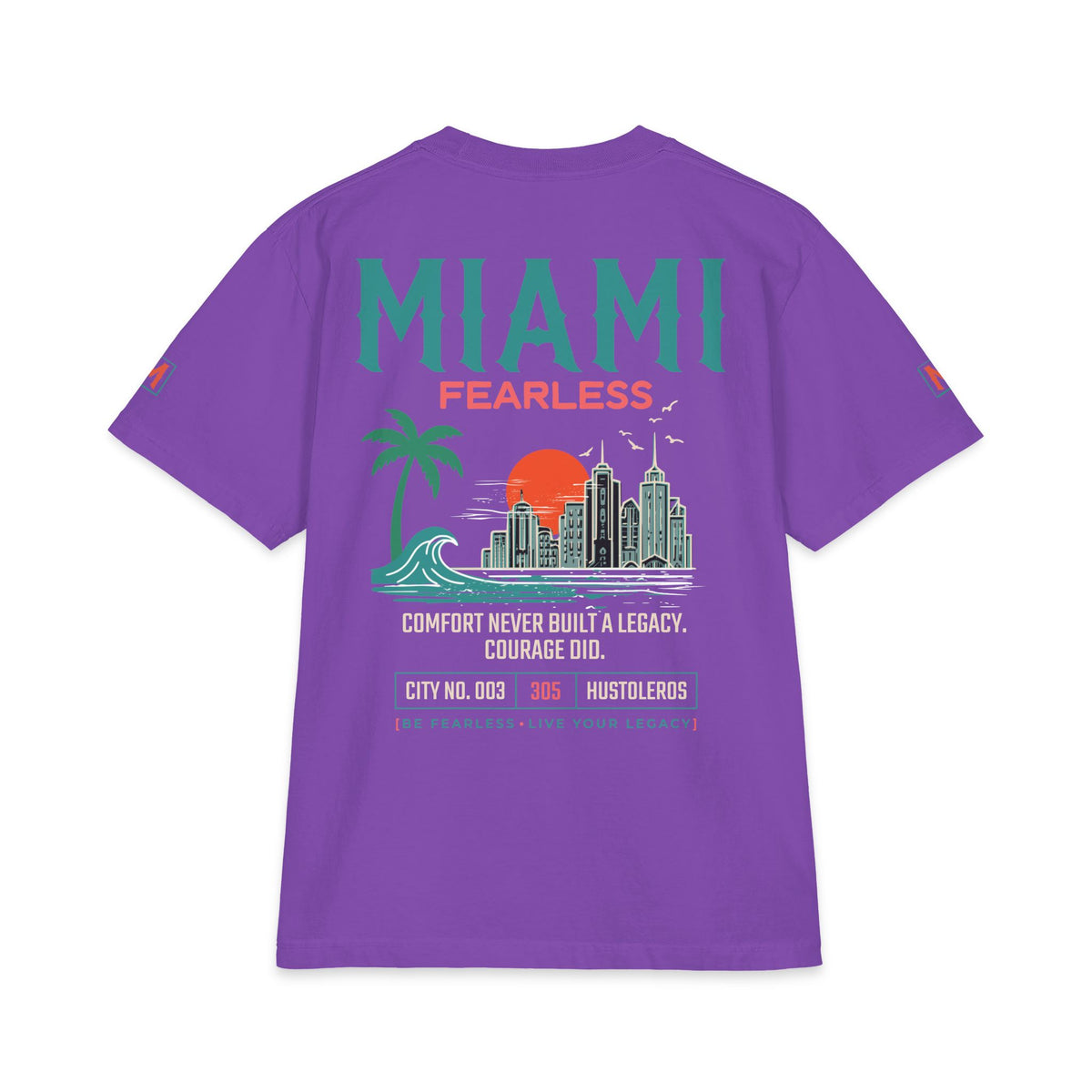 Hustoleros City Series No. 003 – Miami "Fearless" Tee